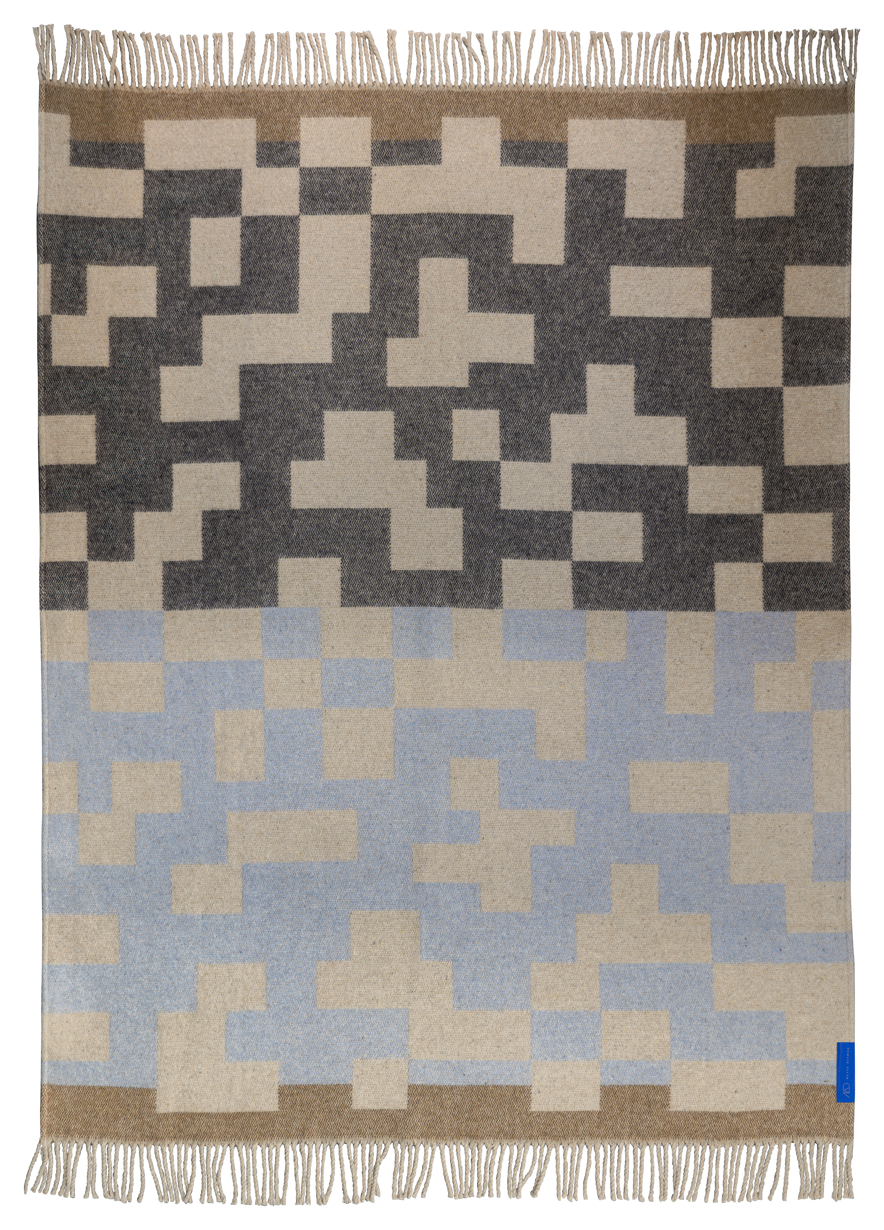 Maze Teppe Lyseblå 130x190