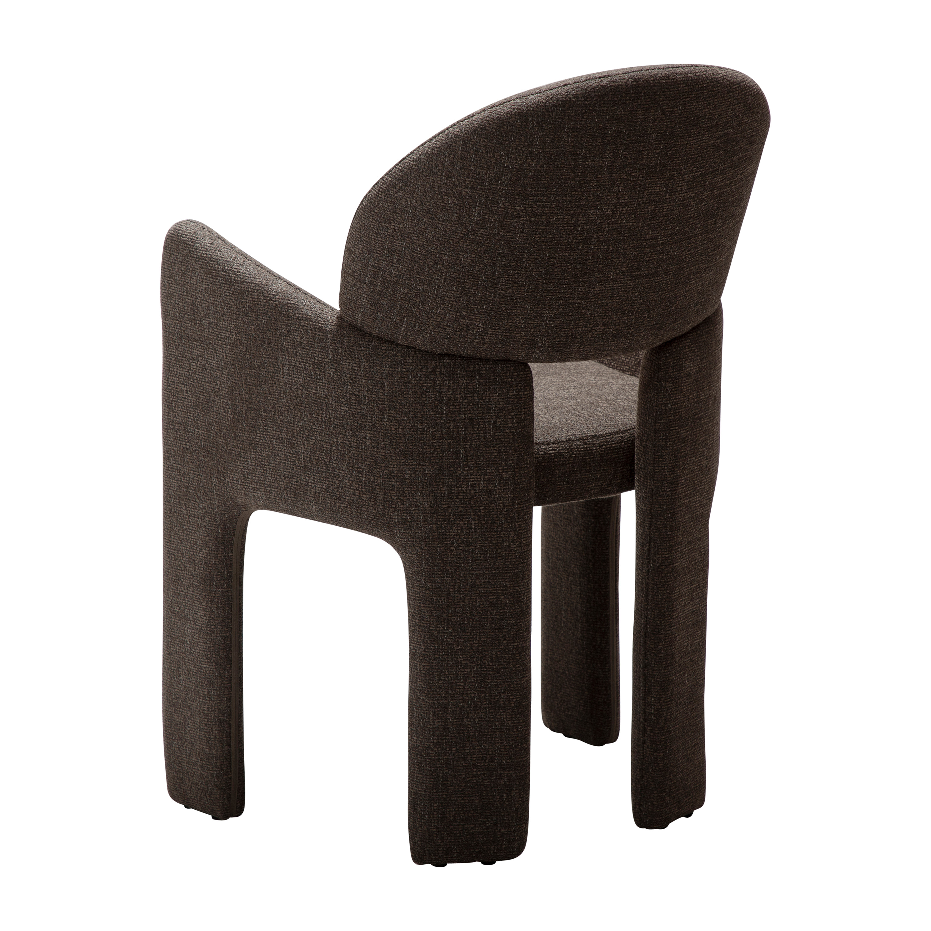 Dan Form Aole Tuoli Major ruskea bouclé-kangas