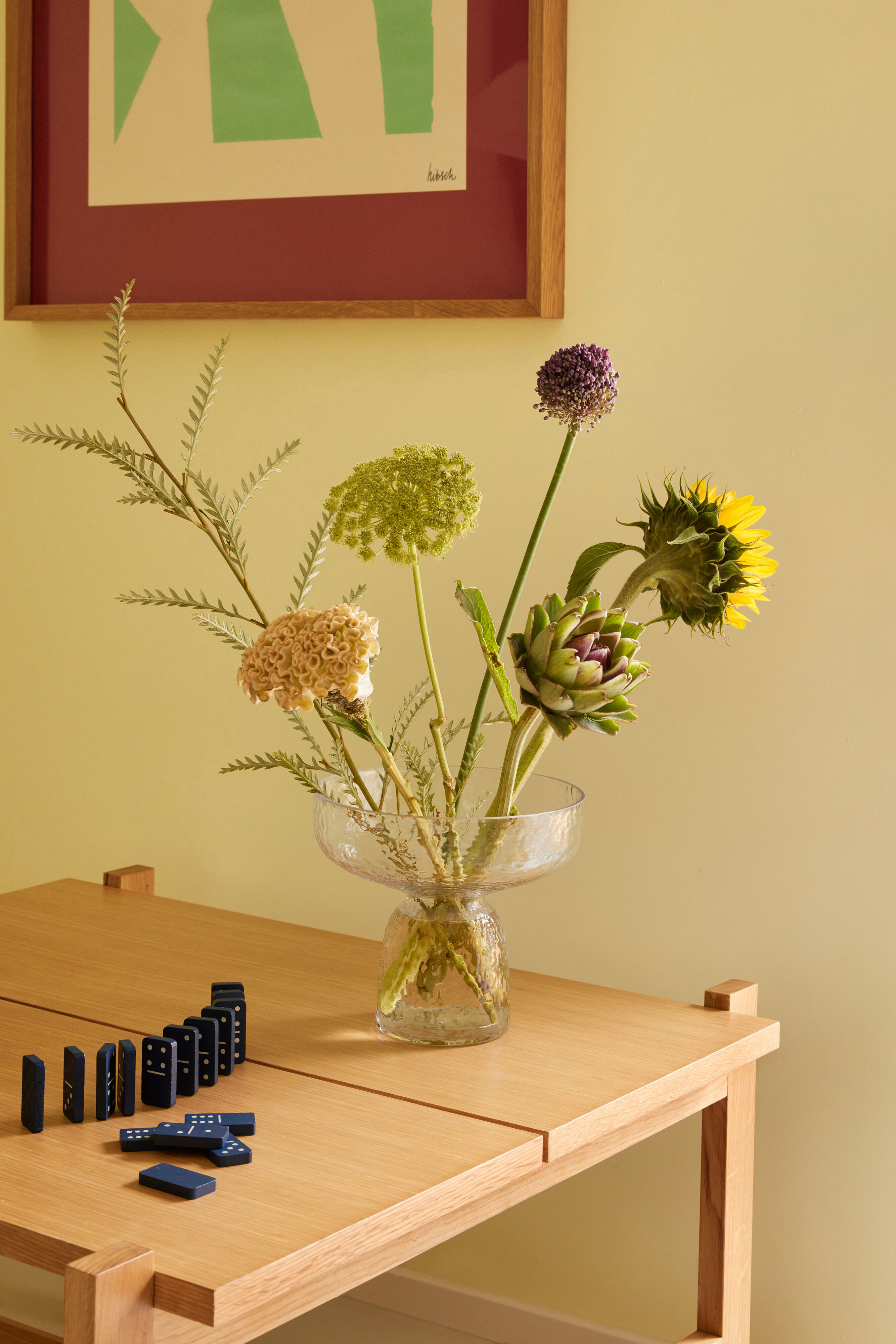 Hübsch Dash Soffbord Natural Ø80