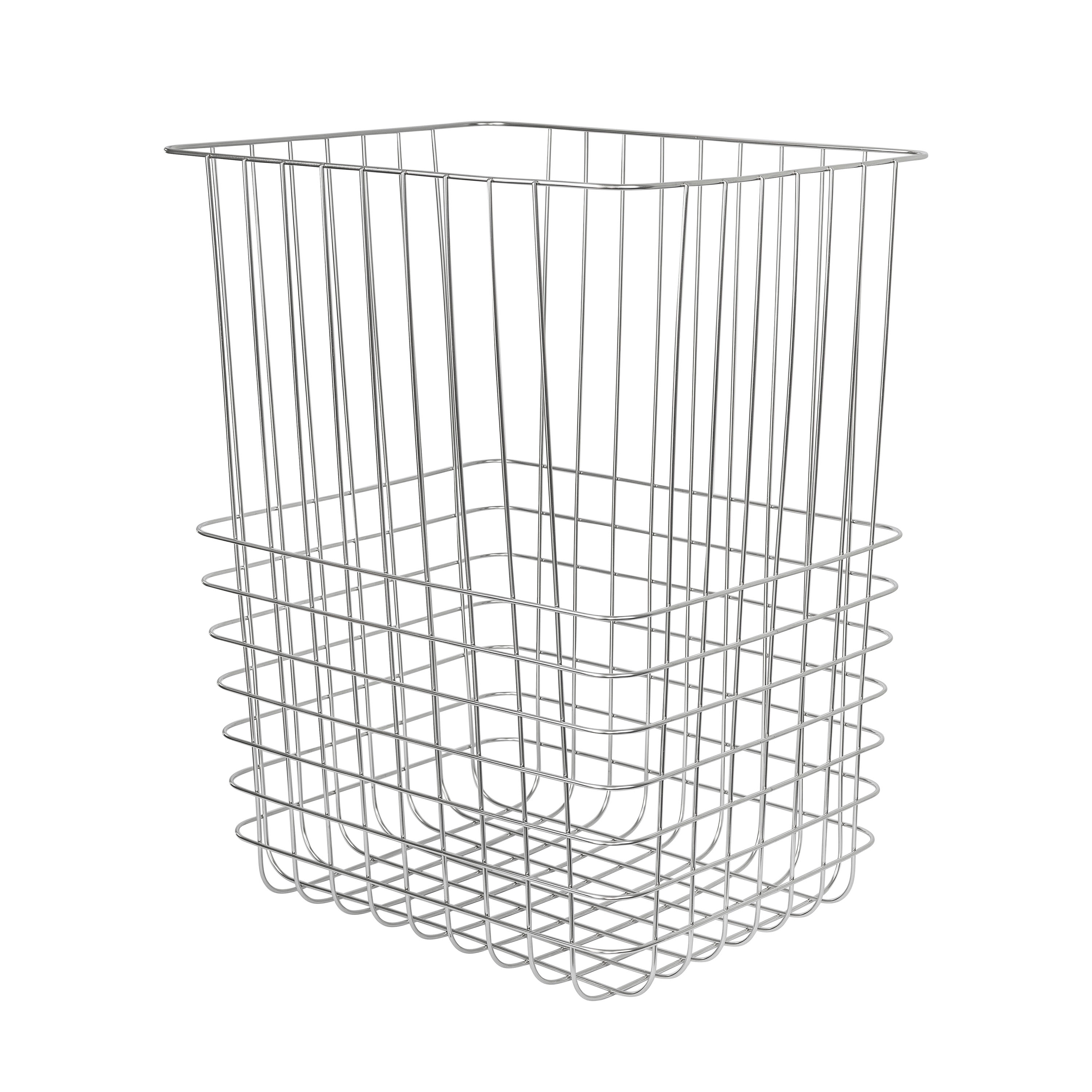 Mette Ditmer Store-it Kurv med Stoffpose Krom Large