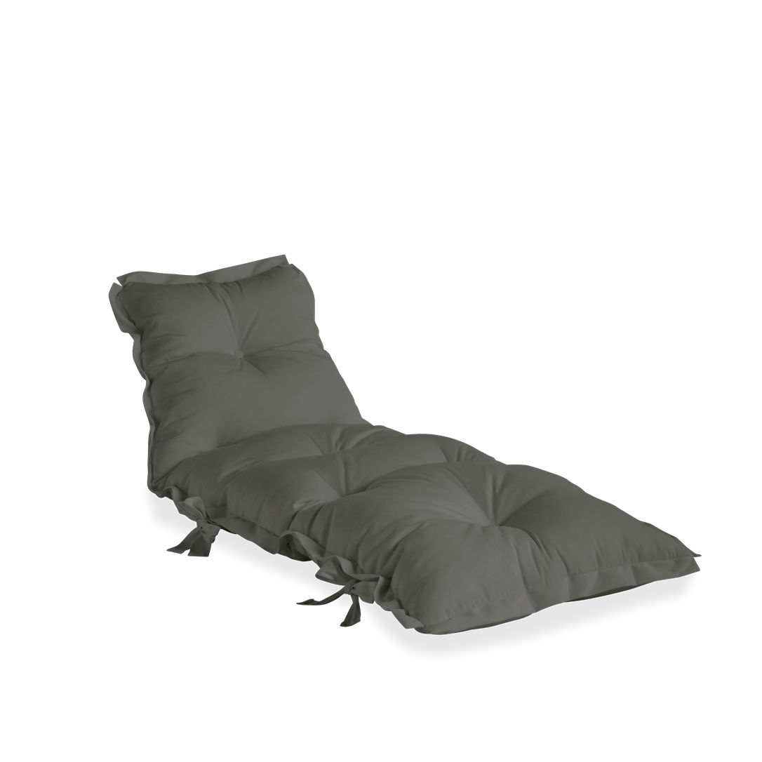 Karup Design - Sit And Sleep Outdoor Loungemadrass Dark Grey - Grå  - Solstoler