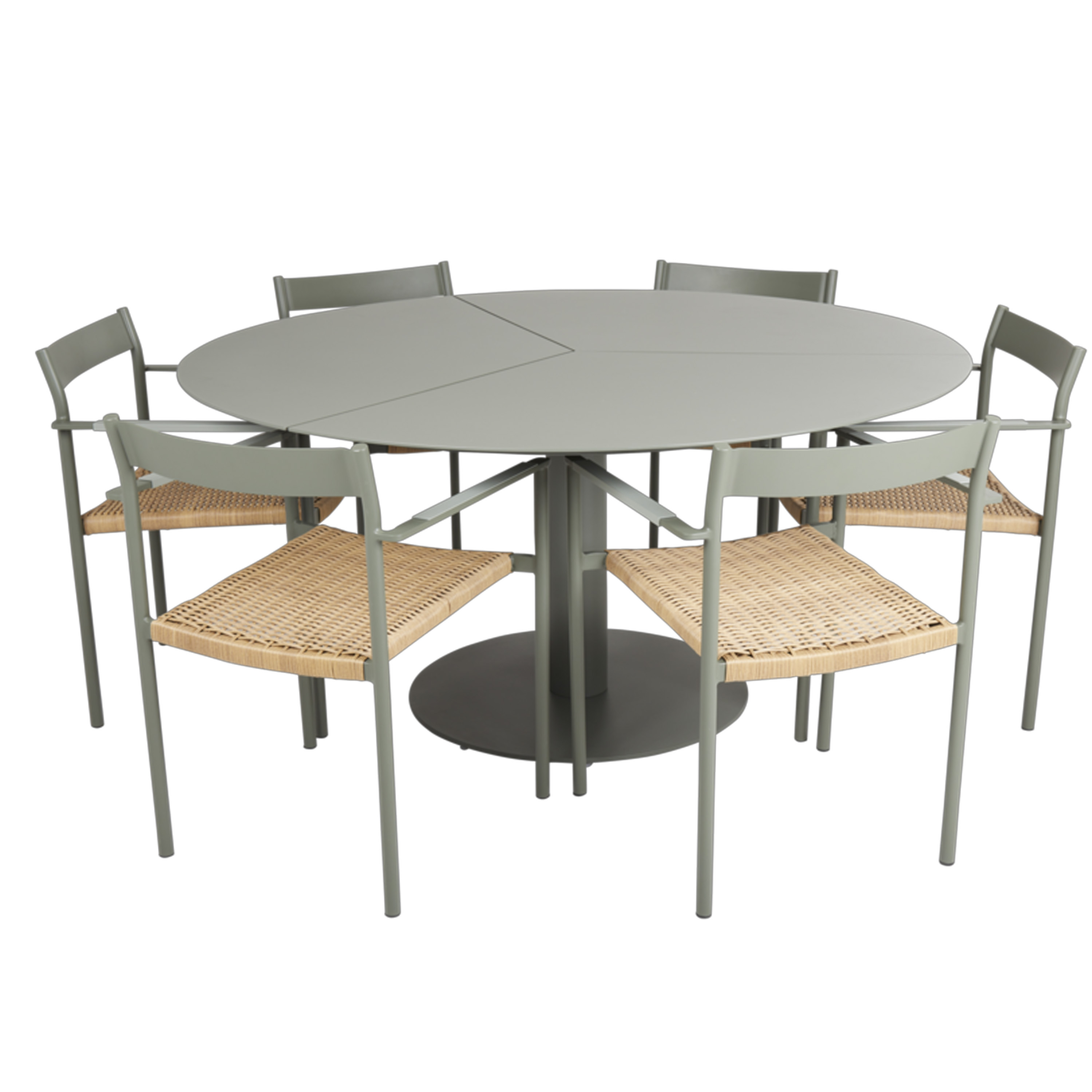 Brafab Peace Matbord Nordic Green Ø150