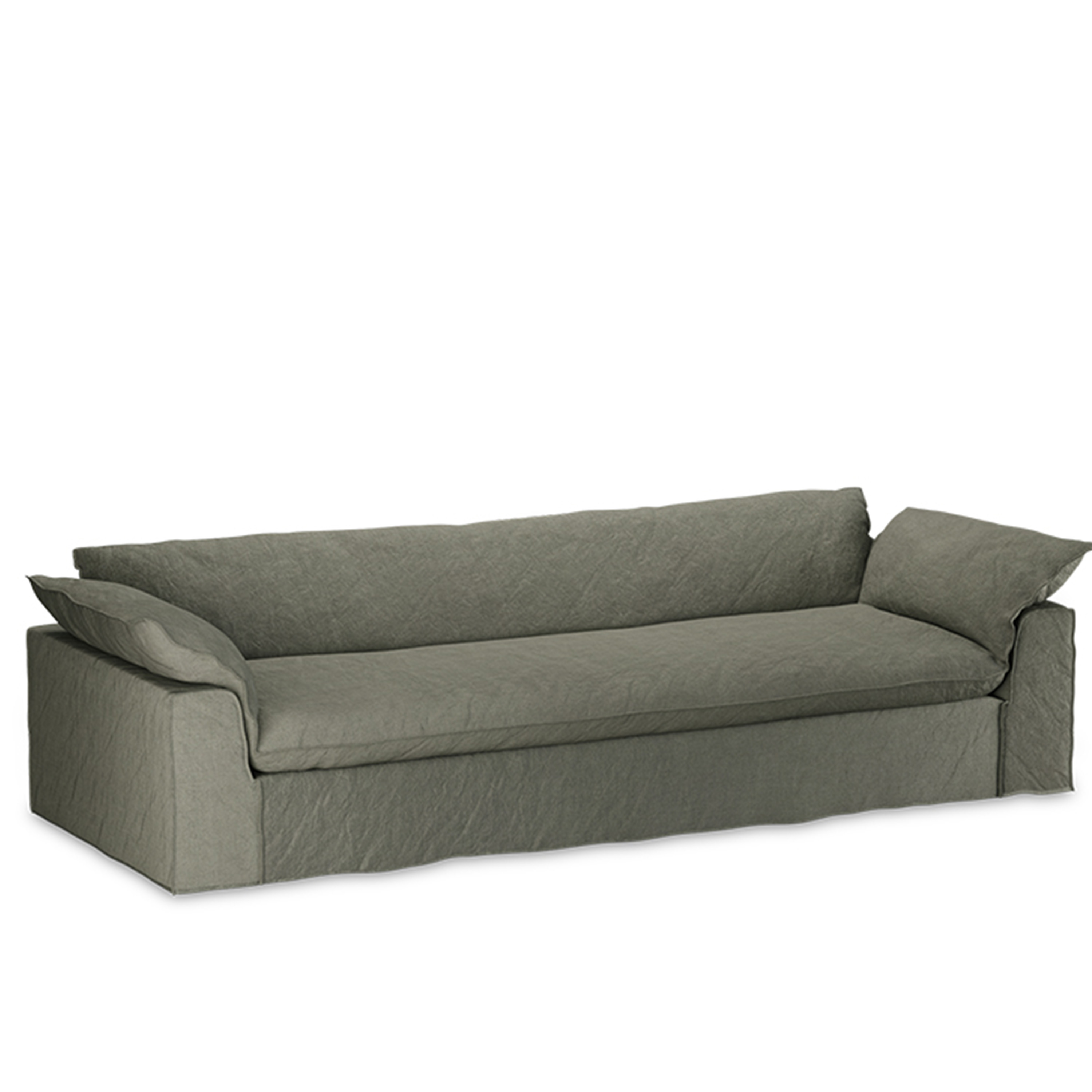 HKliving Nomad Soffa Linen/Army Green 305cm