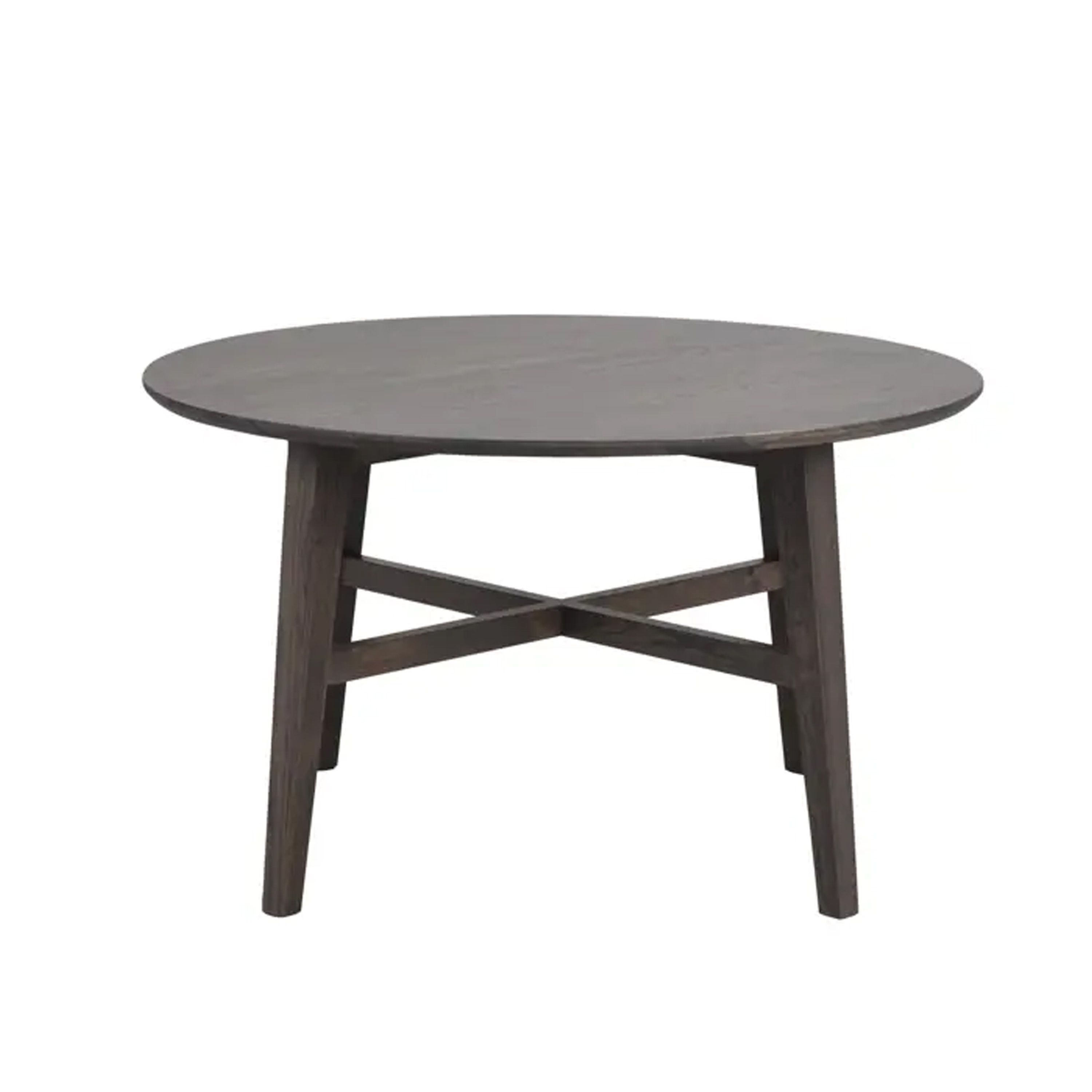 Rowico Home Filippa Soffbord Runt Mörkbrun Ek Ø90