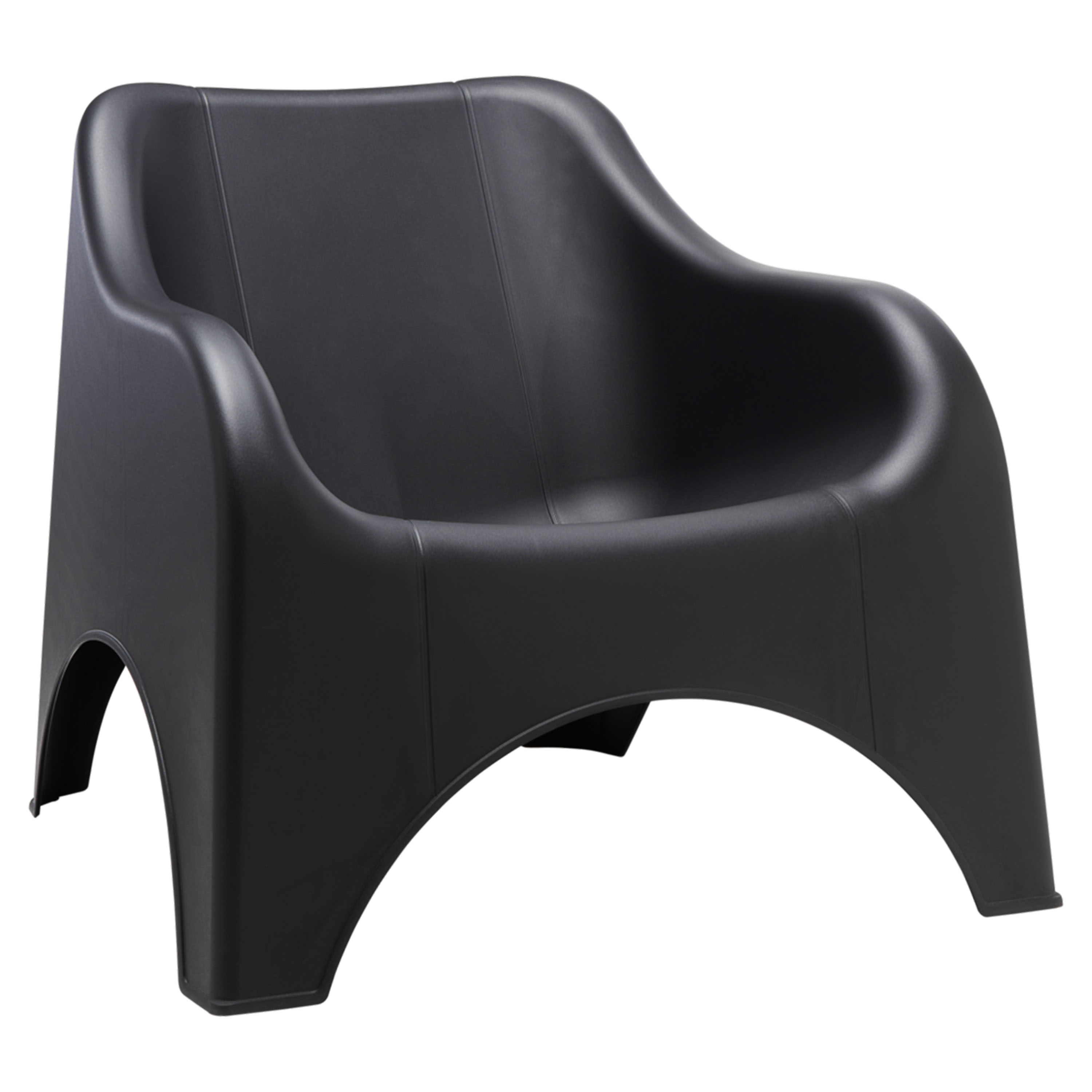 Kumo Loungefotölj Black