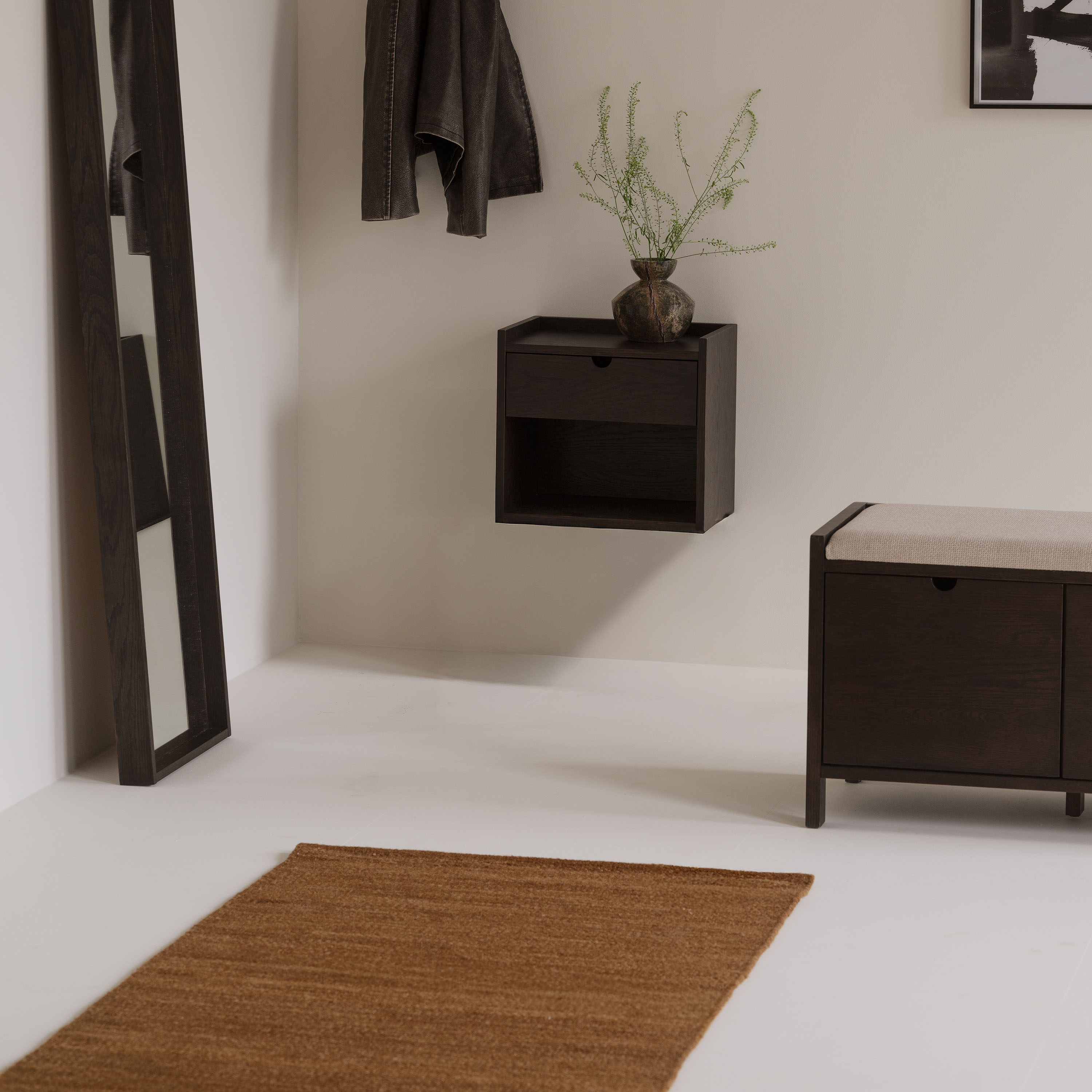 Rowico Home Hillmond Bank Braun 80cm