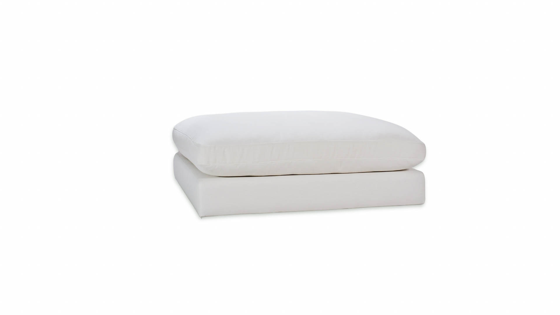 Sleepo Collection - Capri Fussbank Weiß 120x115 - Sofas