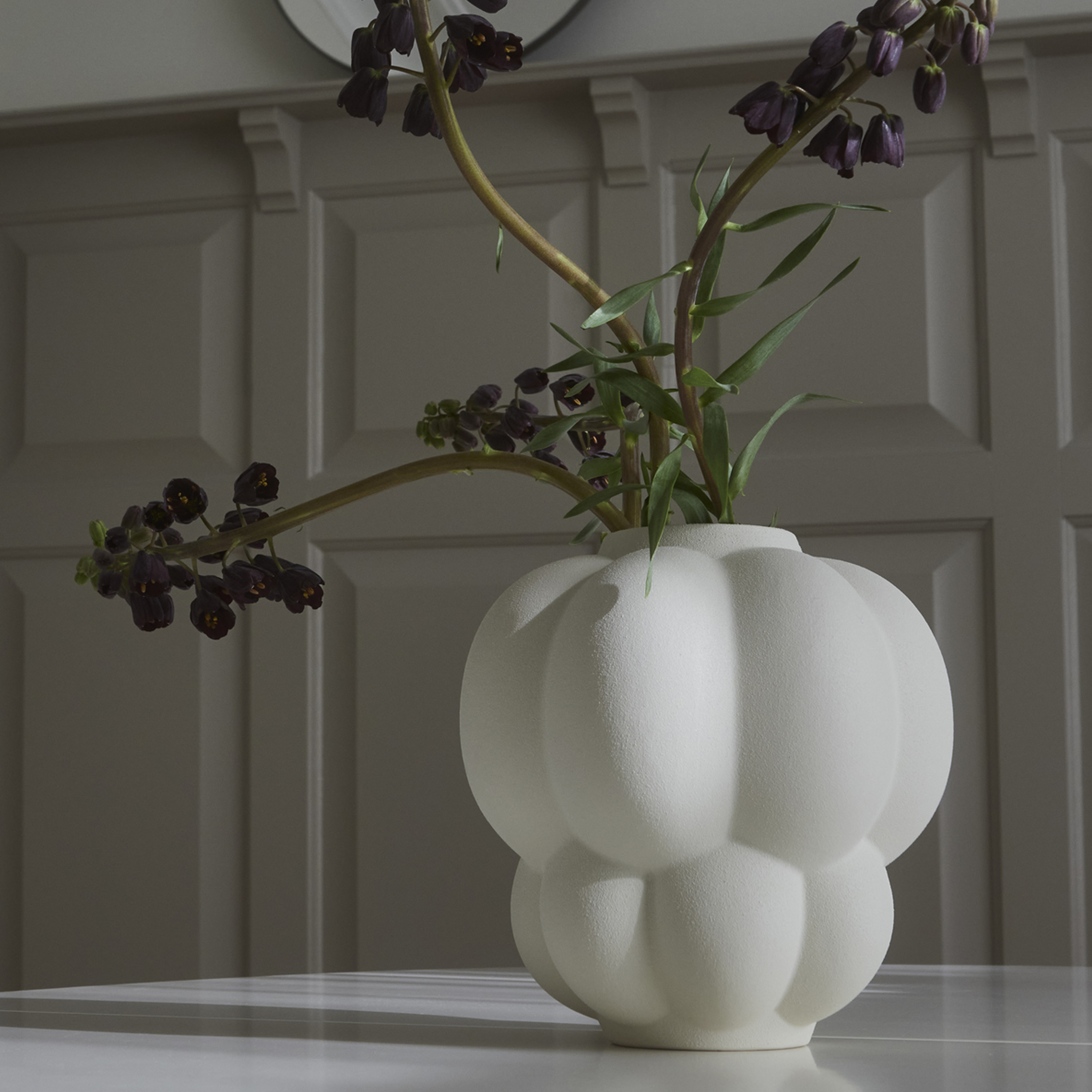 AYTM Uva Vas Keramik Cream 28cm