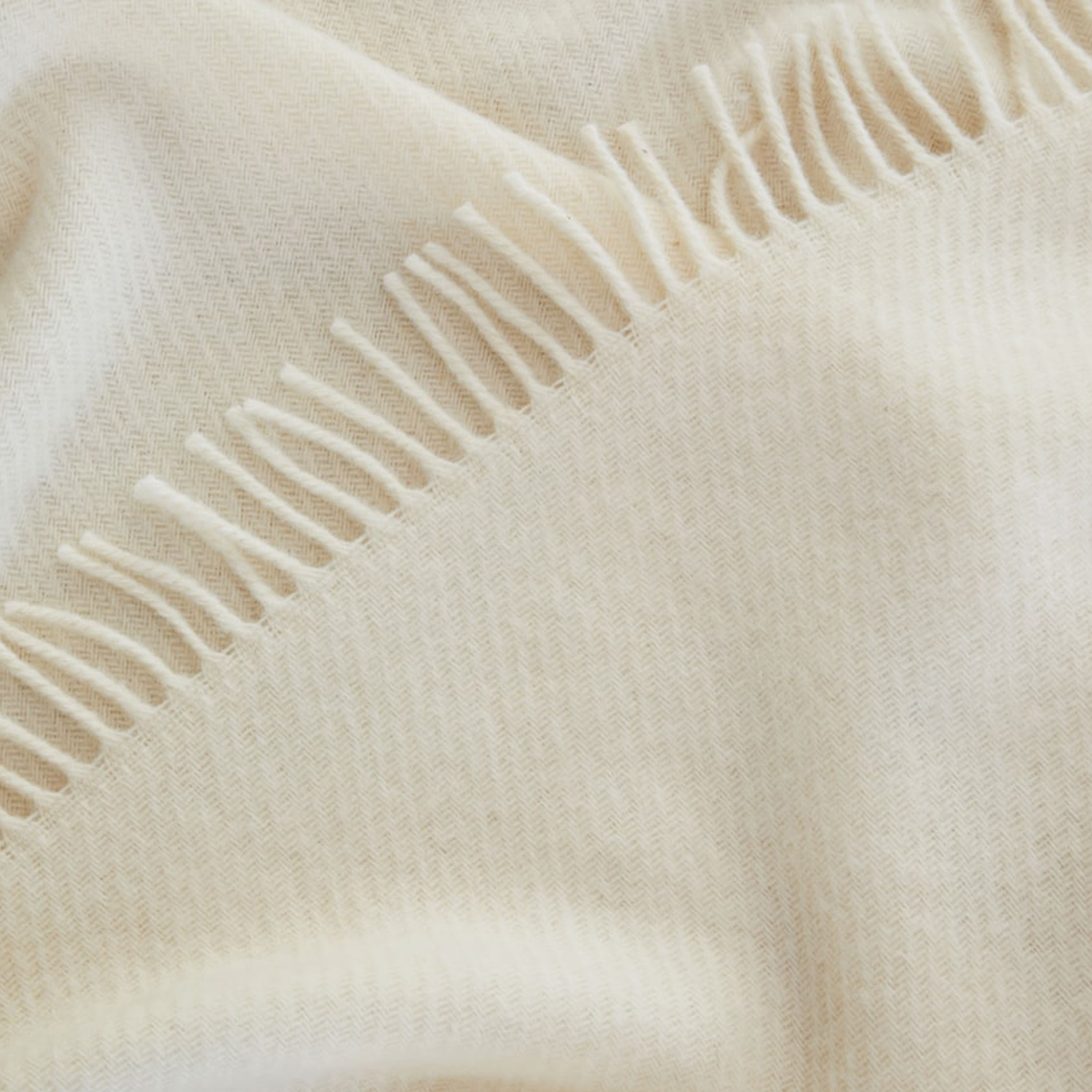 Høie Falketind Decke Off White 120x180