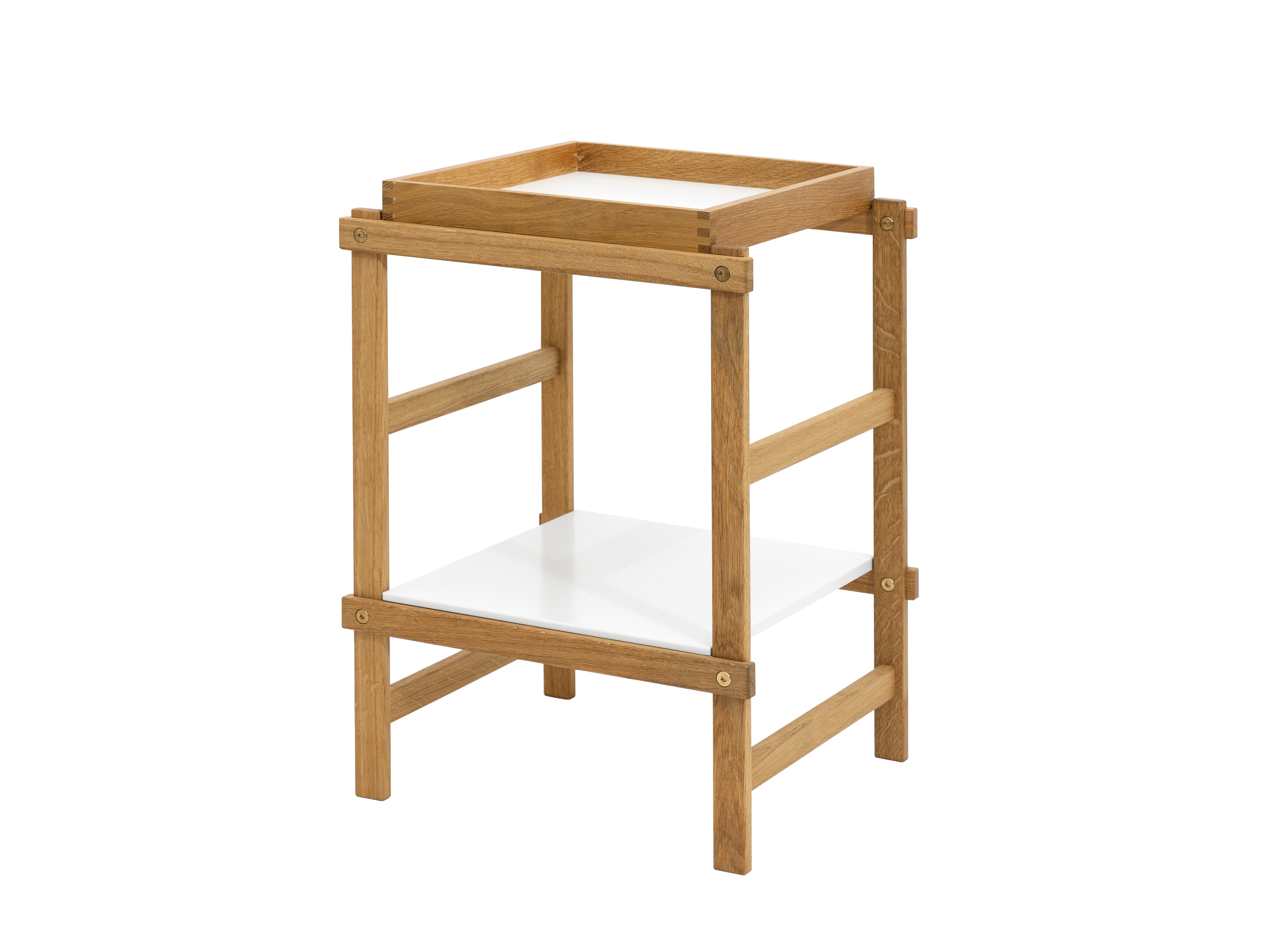 Design House Stockholm - Frame Sängbord Small Oak/White - Trä