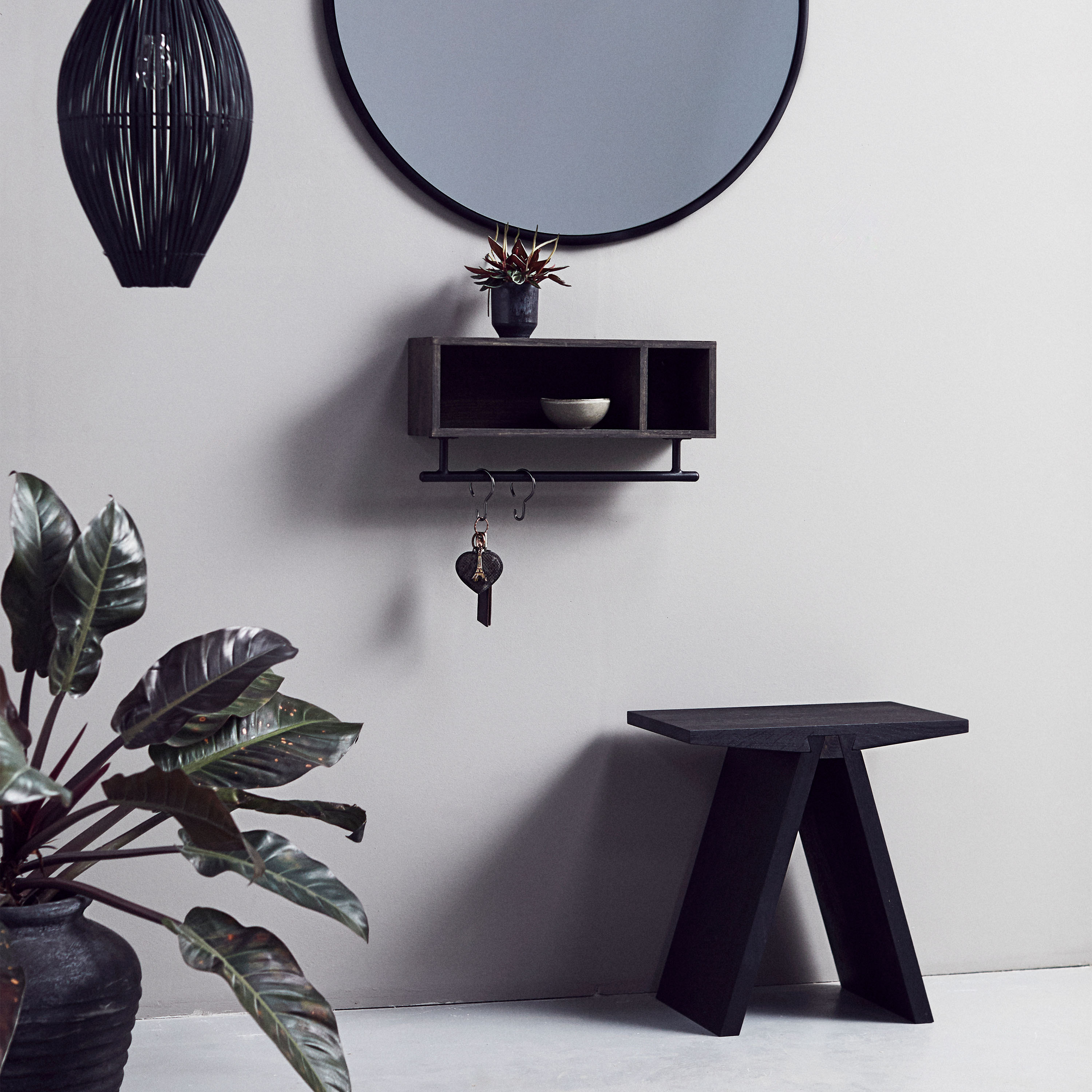 Muubs Angle Krakk Black Stain/Oil Ash 45x29