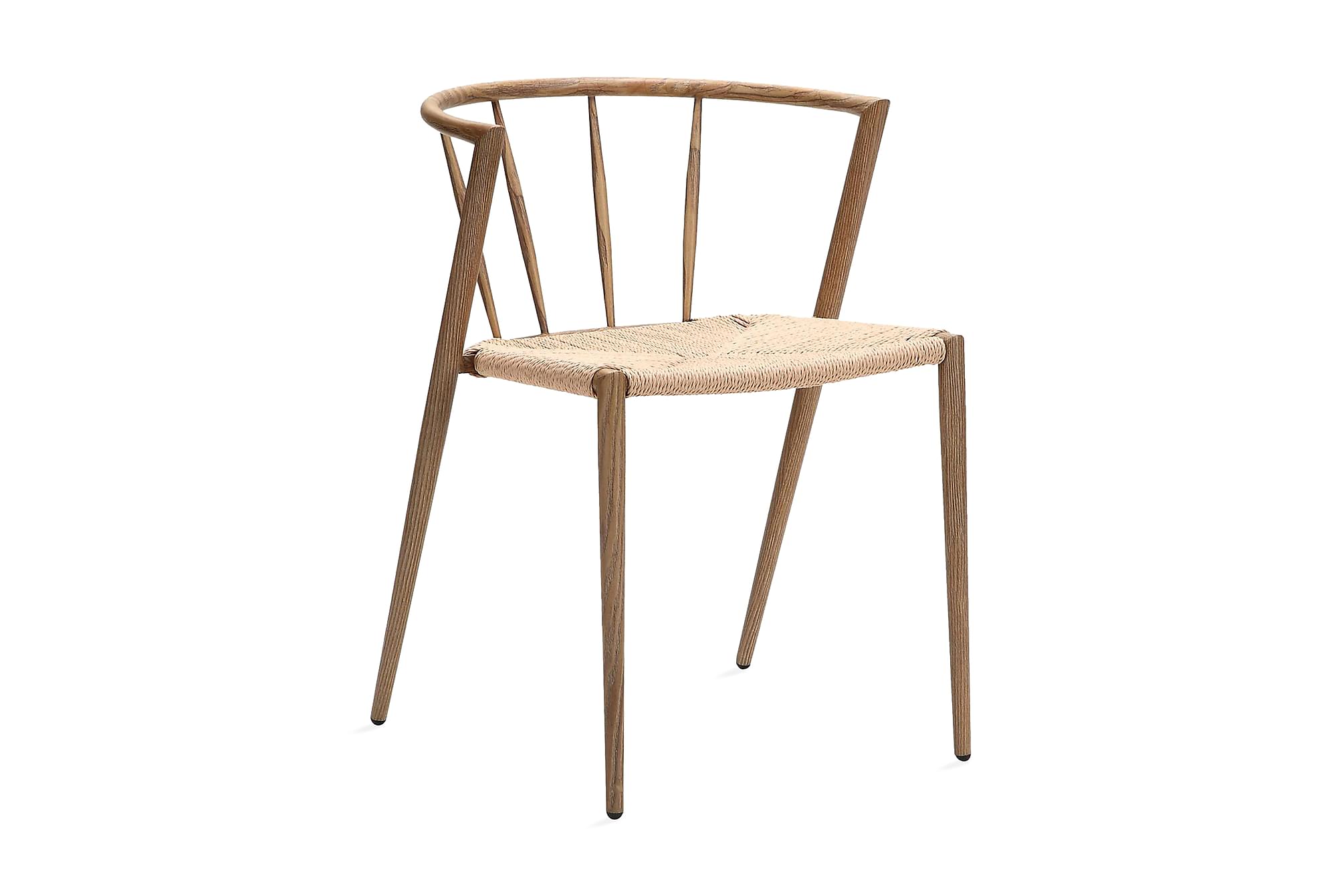 2-pakkaus Nordic Home - Willy Ruokatuoli Luonto/Luonto Beige - Ruokapöydän tuolit