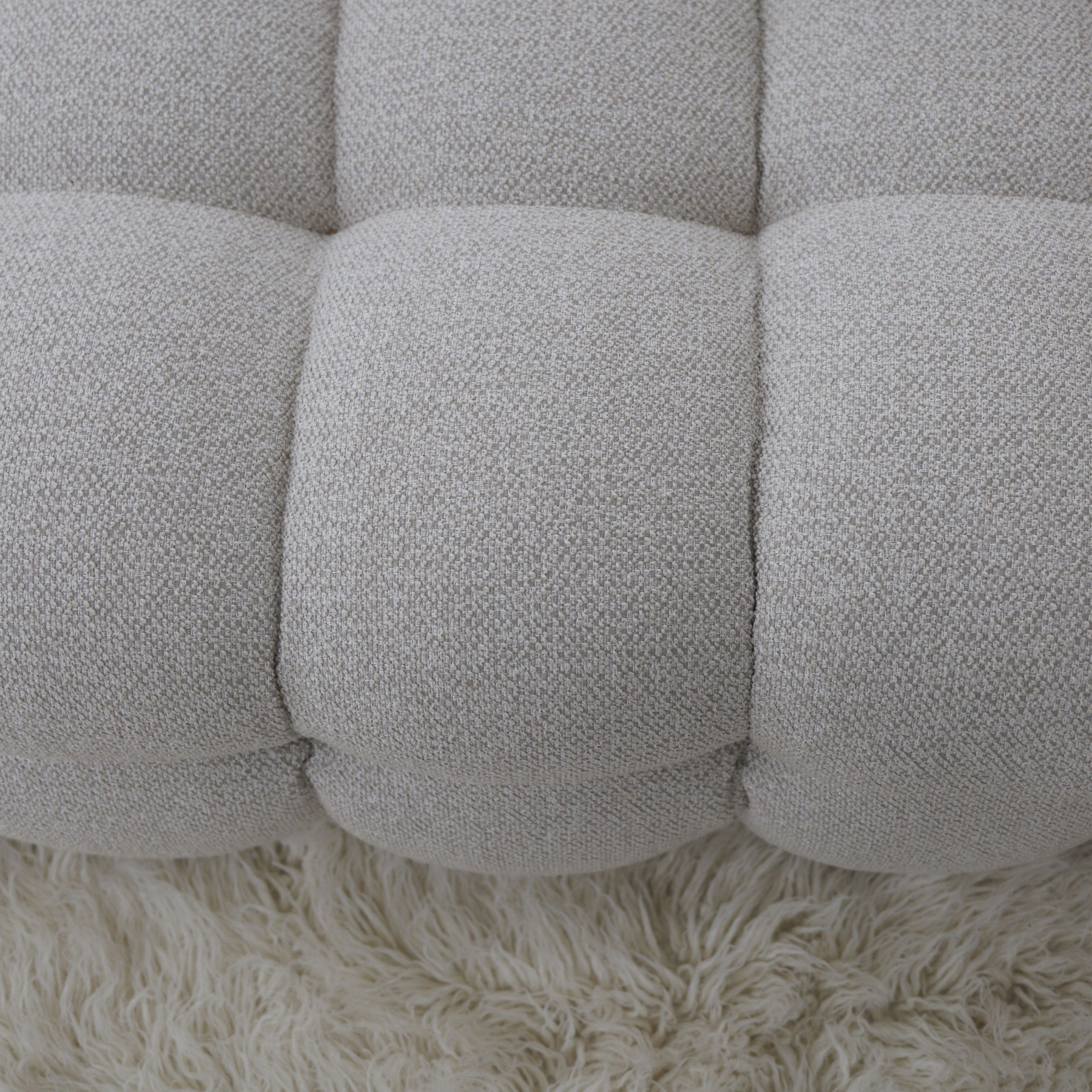 Sleepo Collection Billie 3-Sitzer Sofa Modul Beige Bouclé 168cm