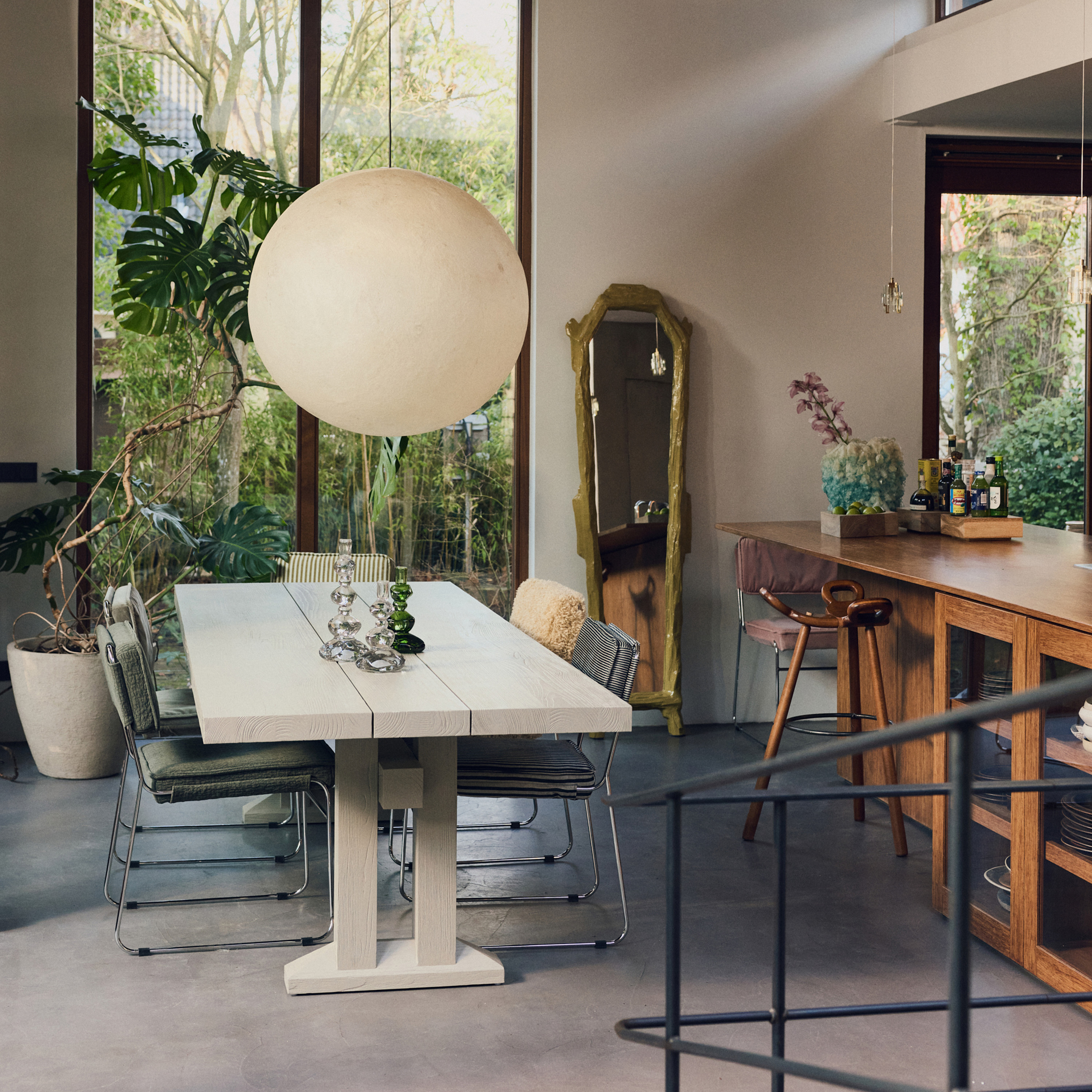 HKliving Endless Ruokatuoli Edge Wild Olive