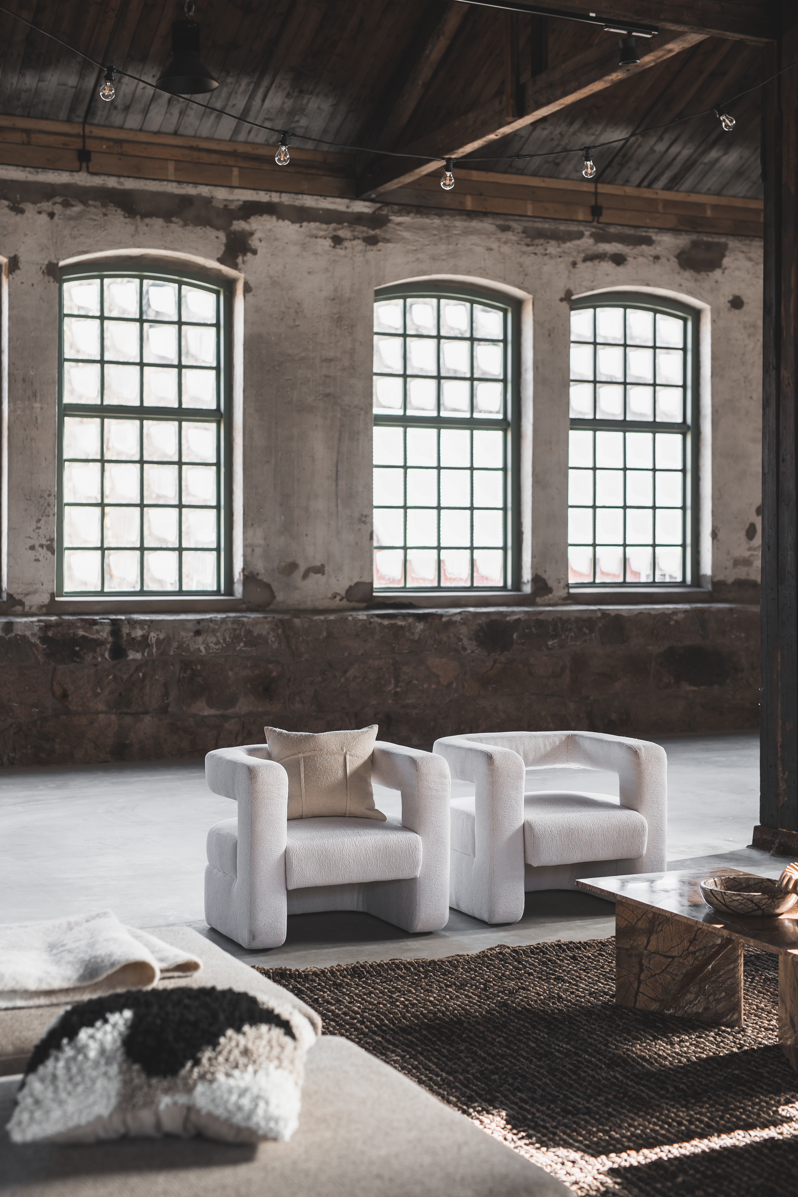 Jakobsdals Linea Kissenbezug White 50x50 cm