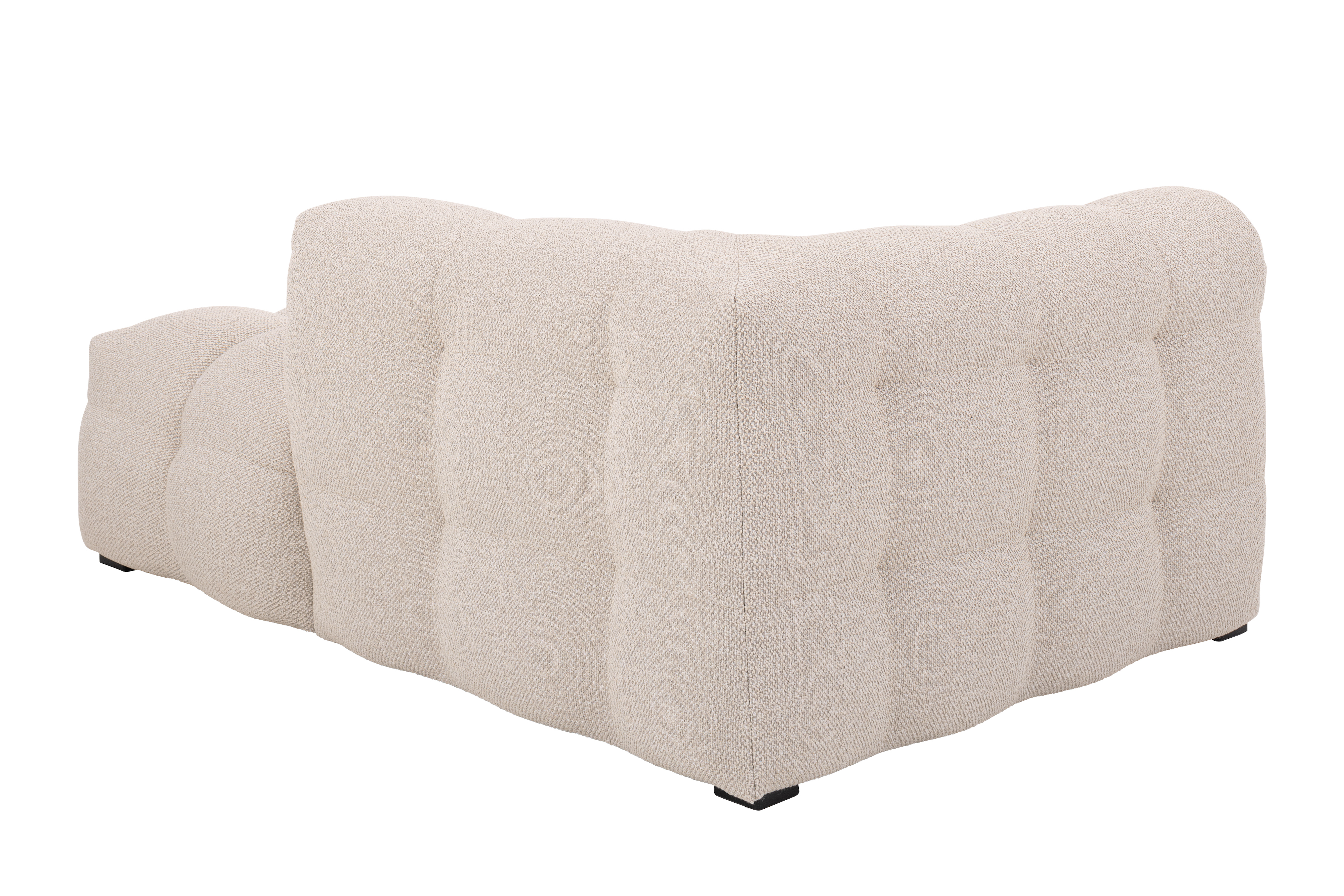 Sleepo Collection Billie Schäslongmodul Höger Armstöd Beige Bouclé 118cm