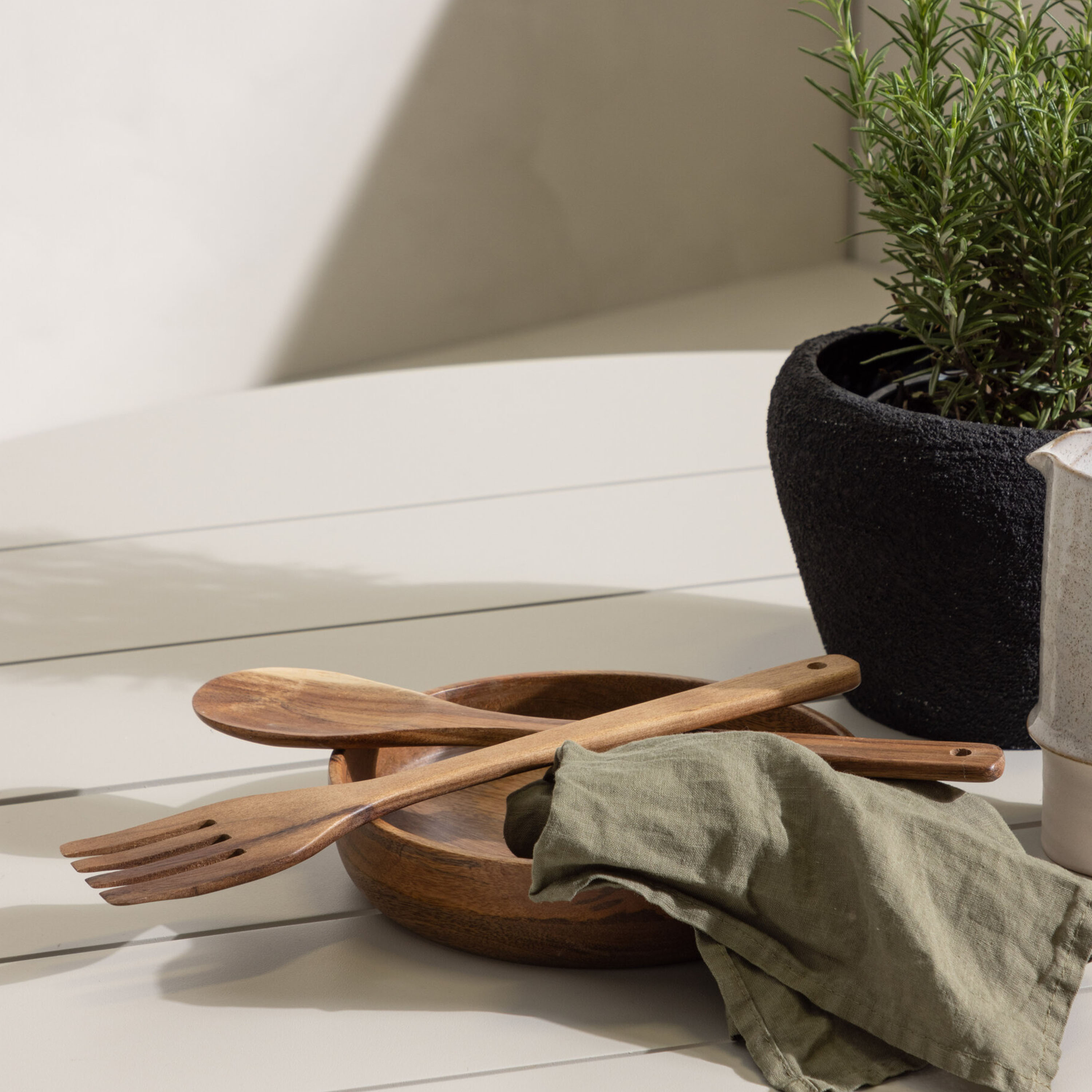 Venture Home Lina Matgrupp Beige Ø120