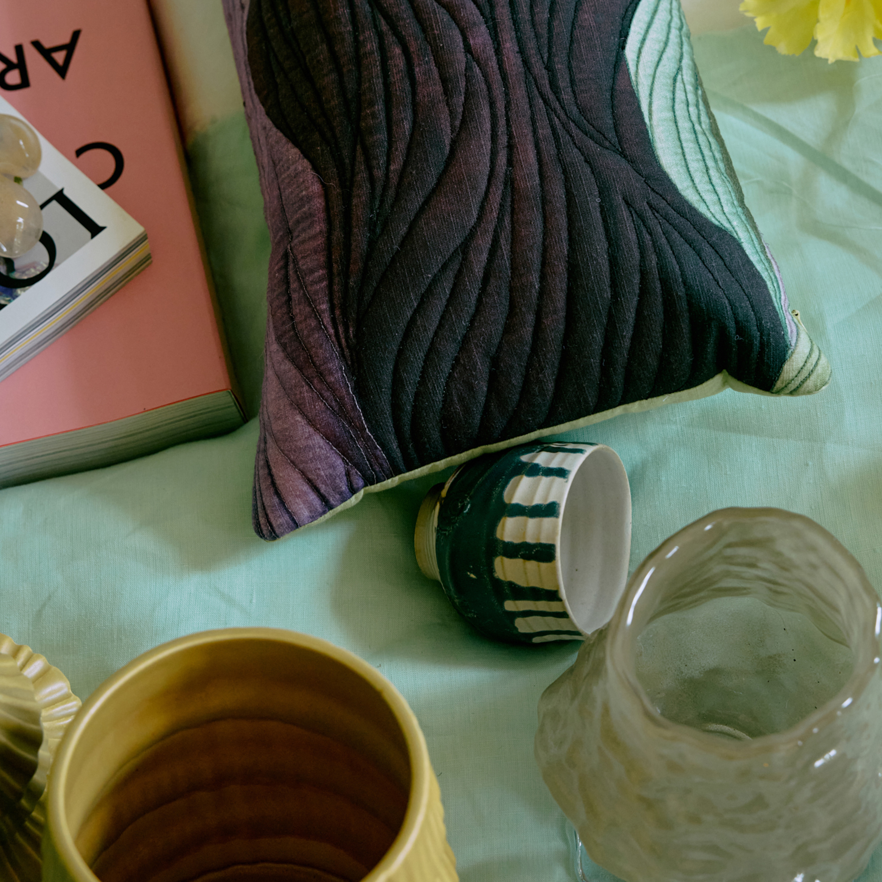 HKliving Artist Ceramics Kaffekopp 4-pack