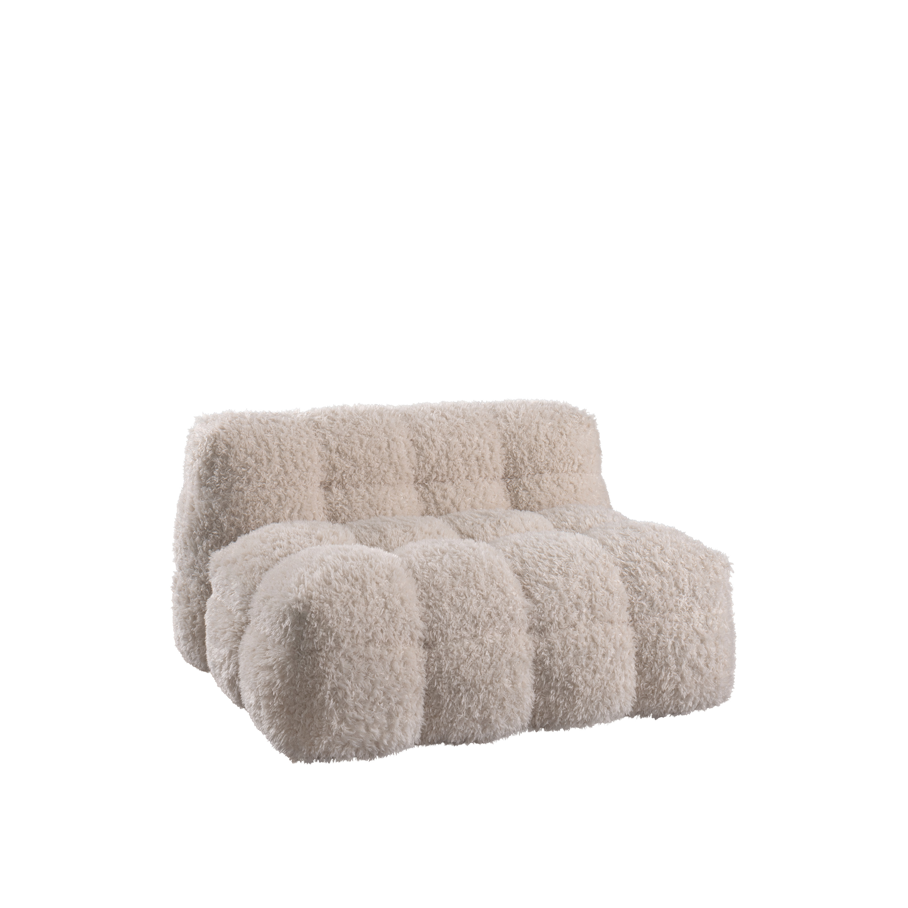 Sleepo Collection - Billie Lenestol Doodle 120cm - Hvit  - Loungestoler