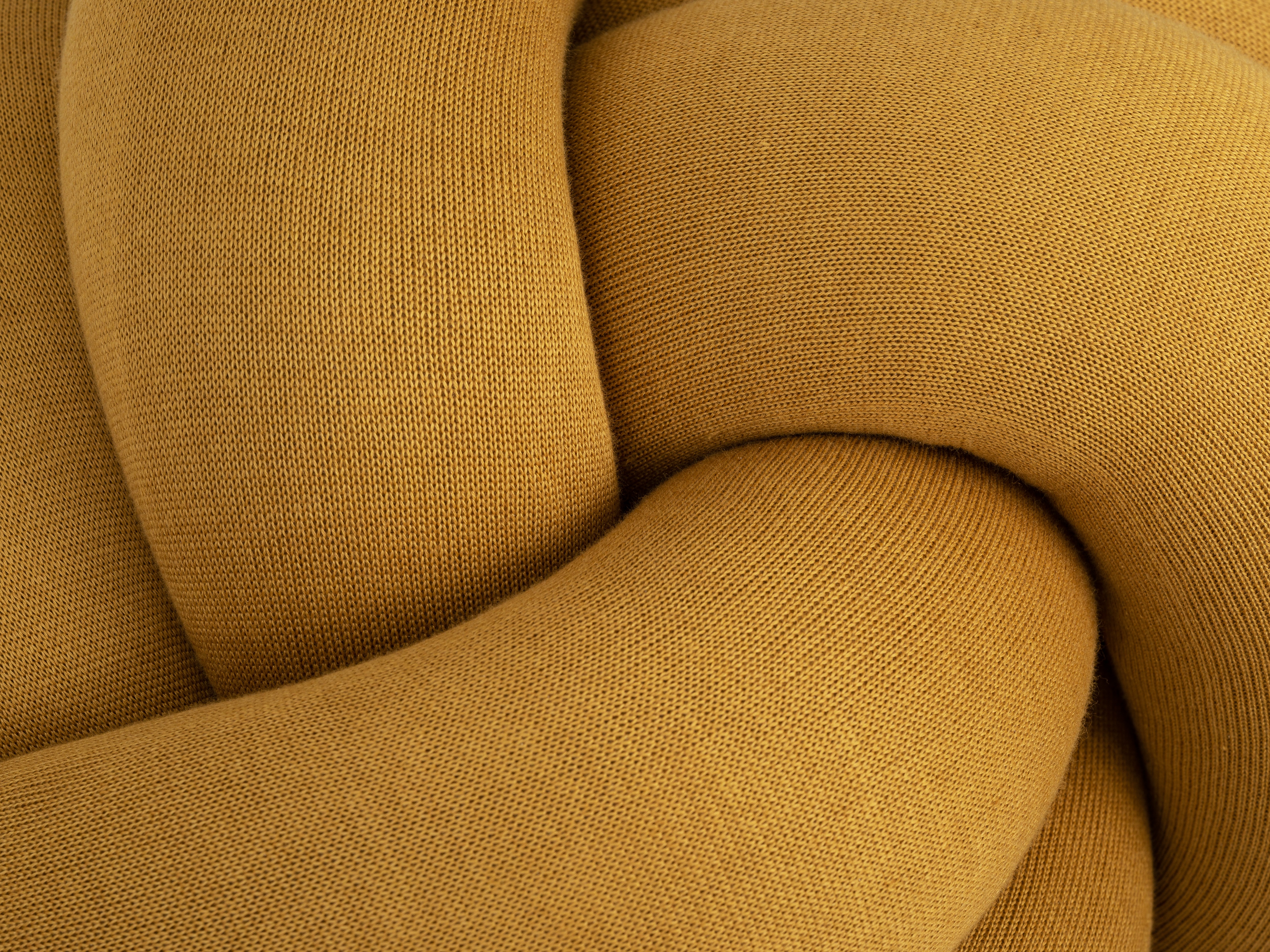 Design House Stockholm Knot Sittpuff XL Yellow