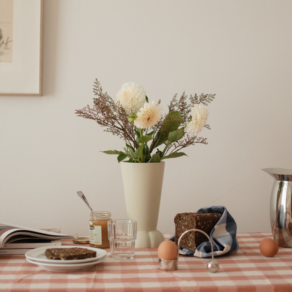 DBKD Flora Vas Creme 22cm