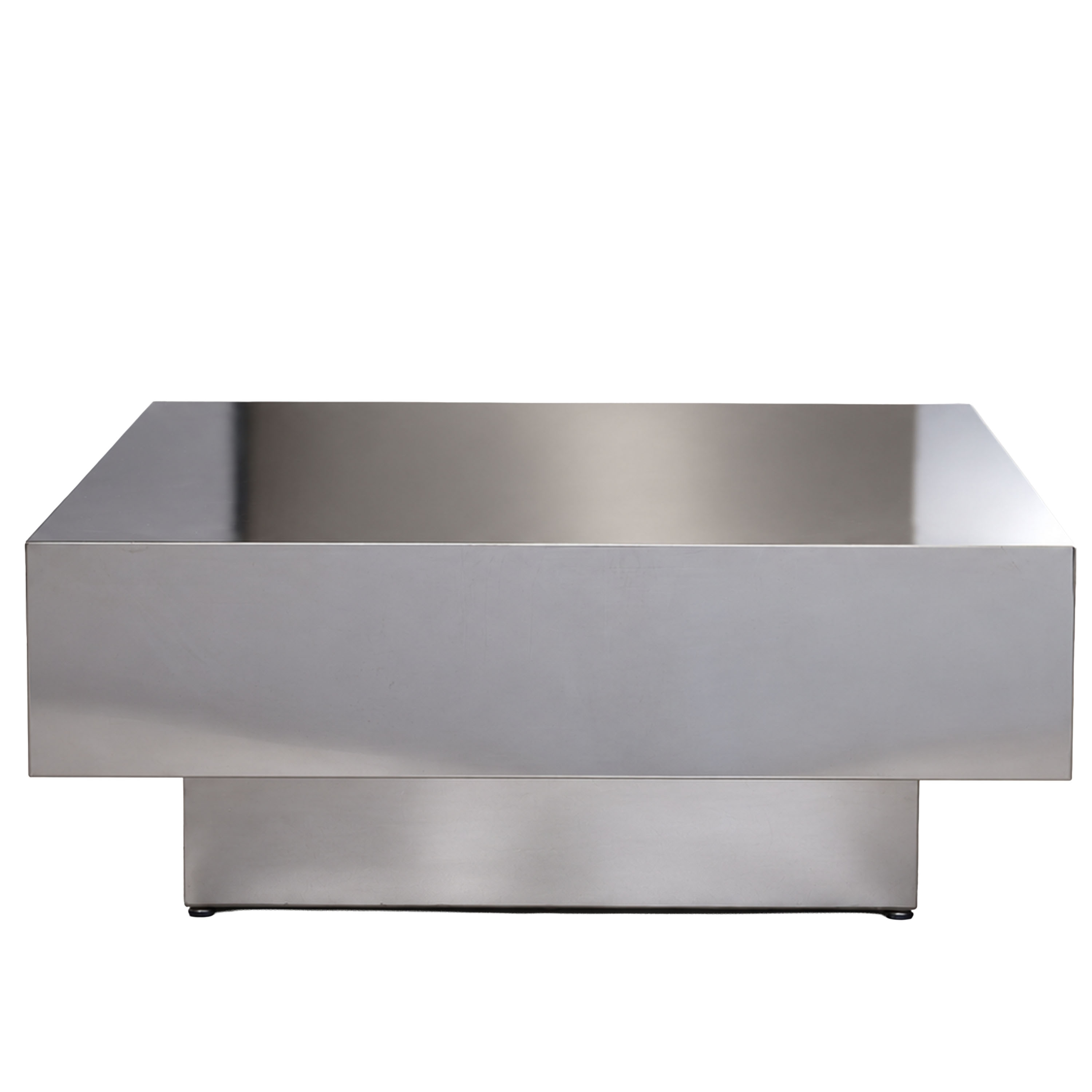 Elio Soffbord Stainless Steel 75x75