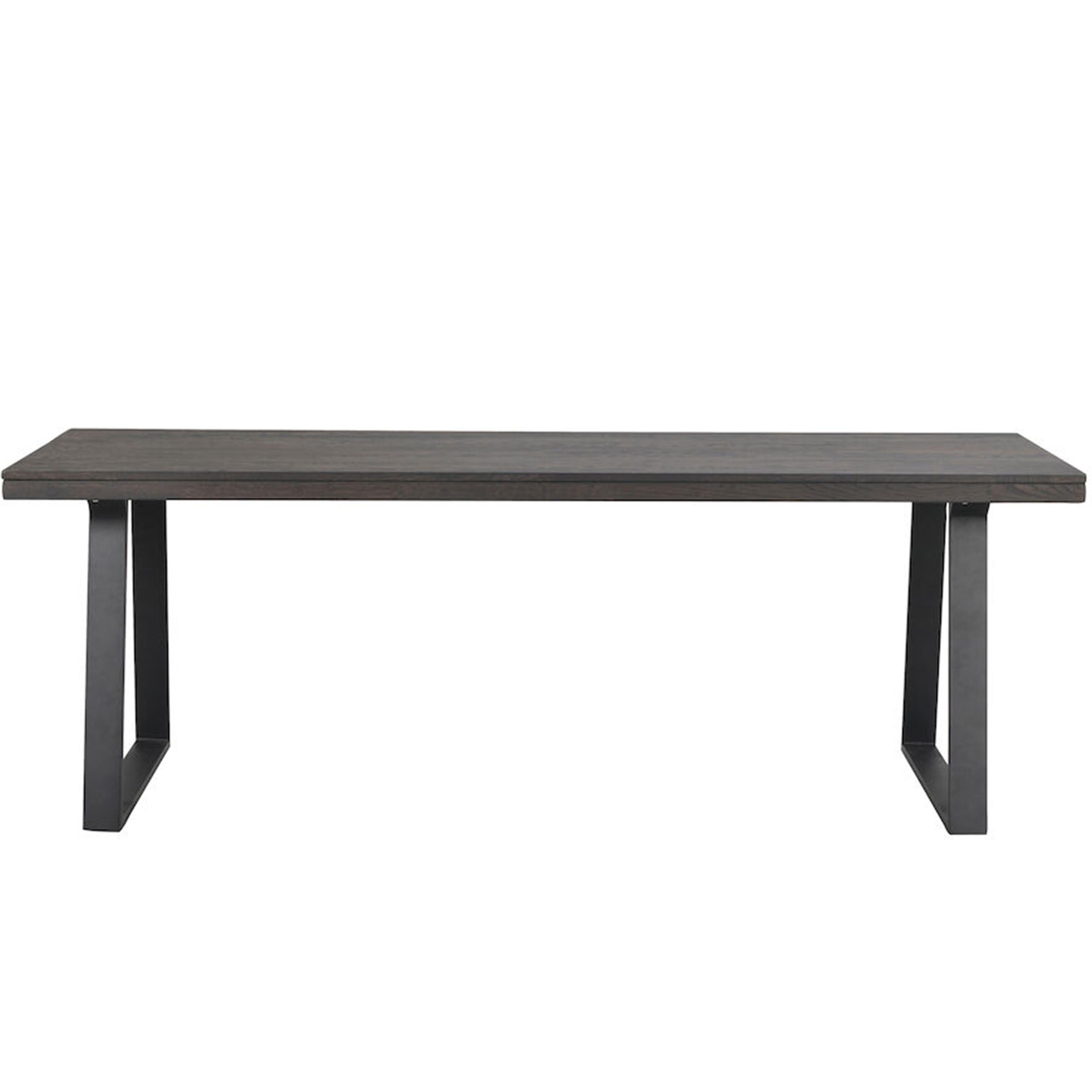 Rowico Home Brooklyn Esstisch U-Bein Dunkelbraune Eiche 220cm