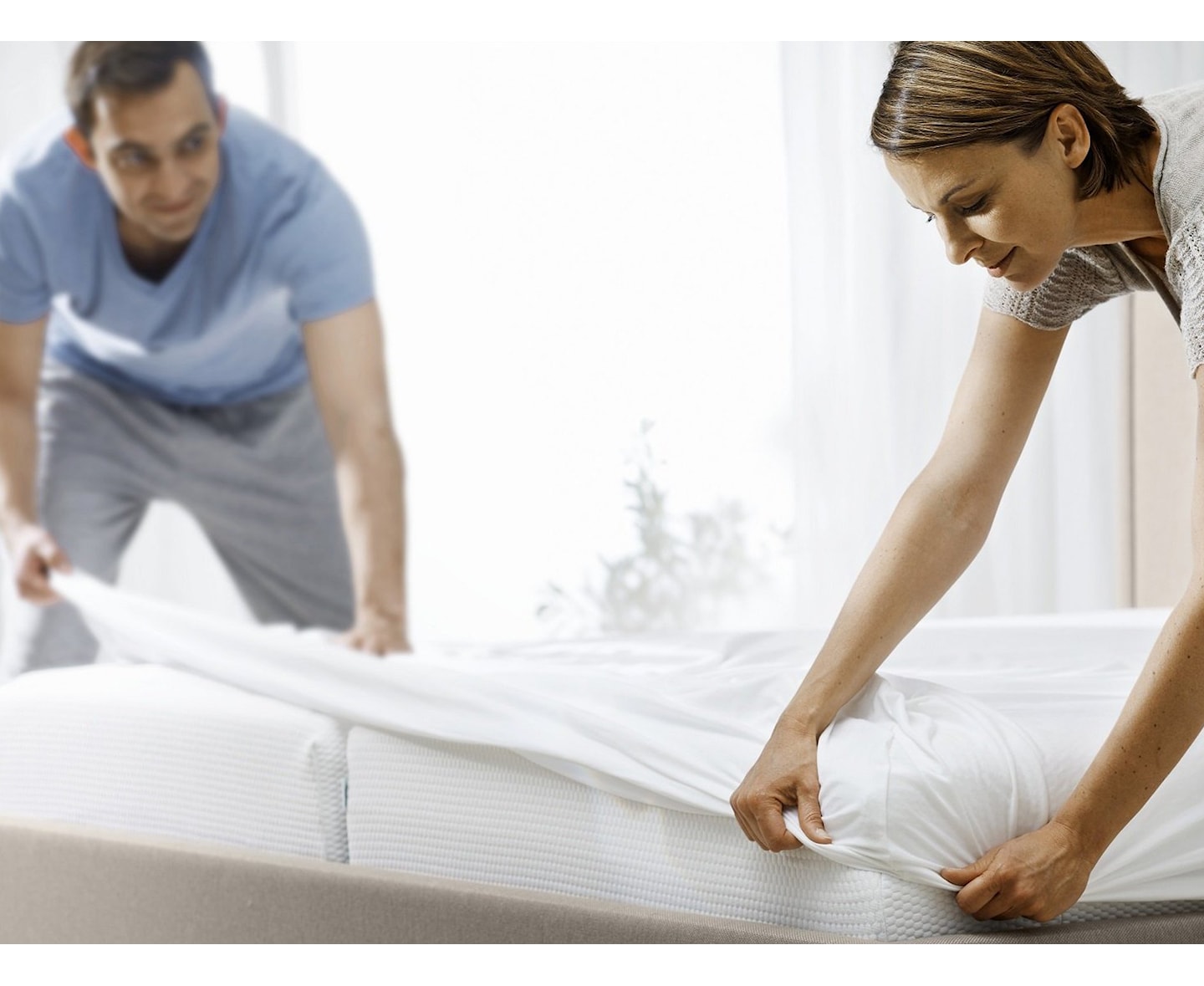 Tempur Formsytt Resårlaken 25-30cm 140x200