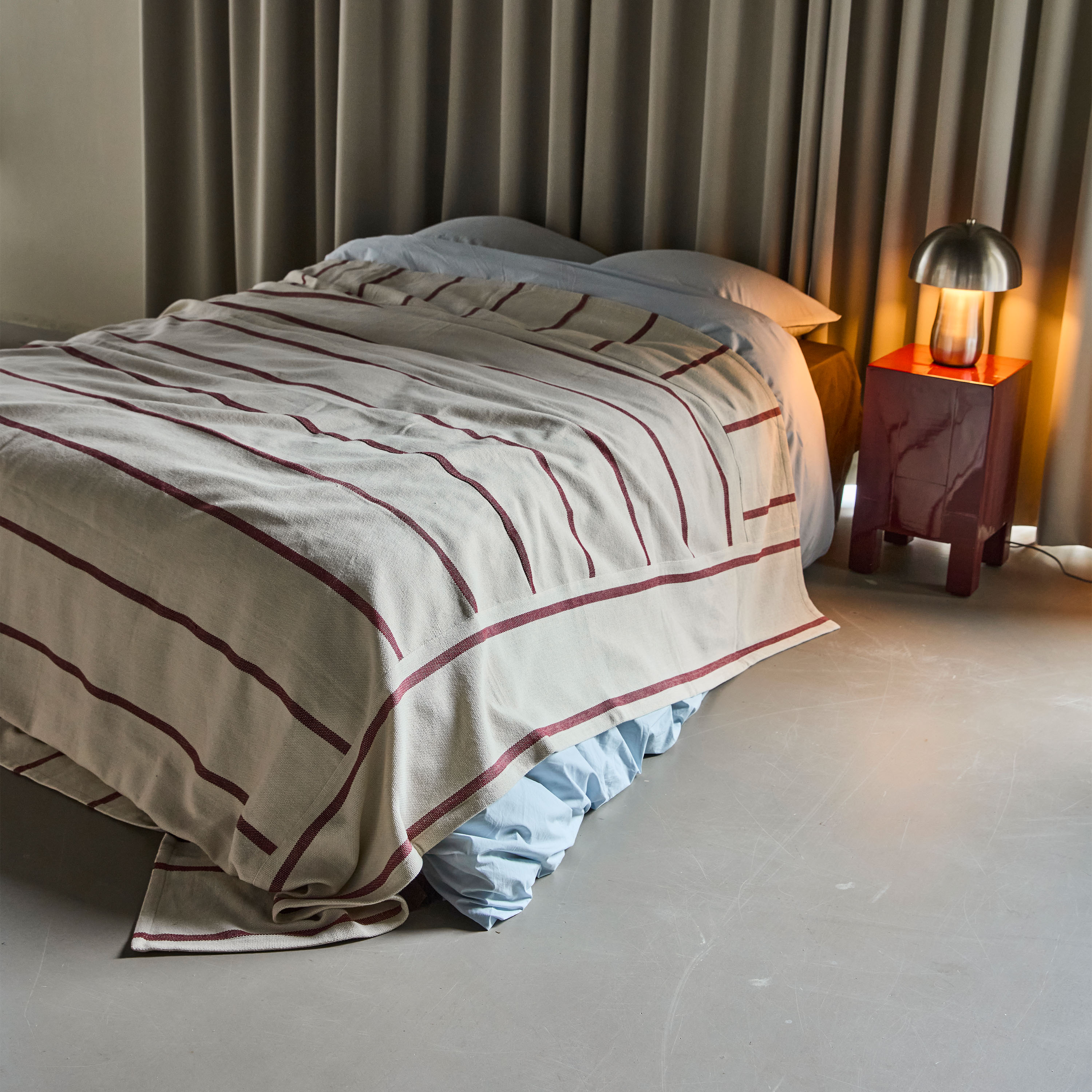 House Doctor Nula Päiväpeite Off‑White/Brun 250x250