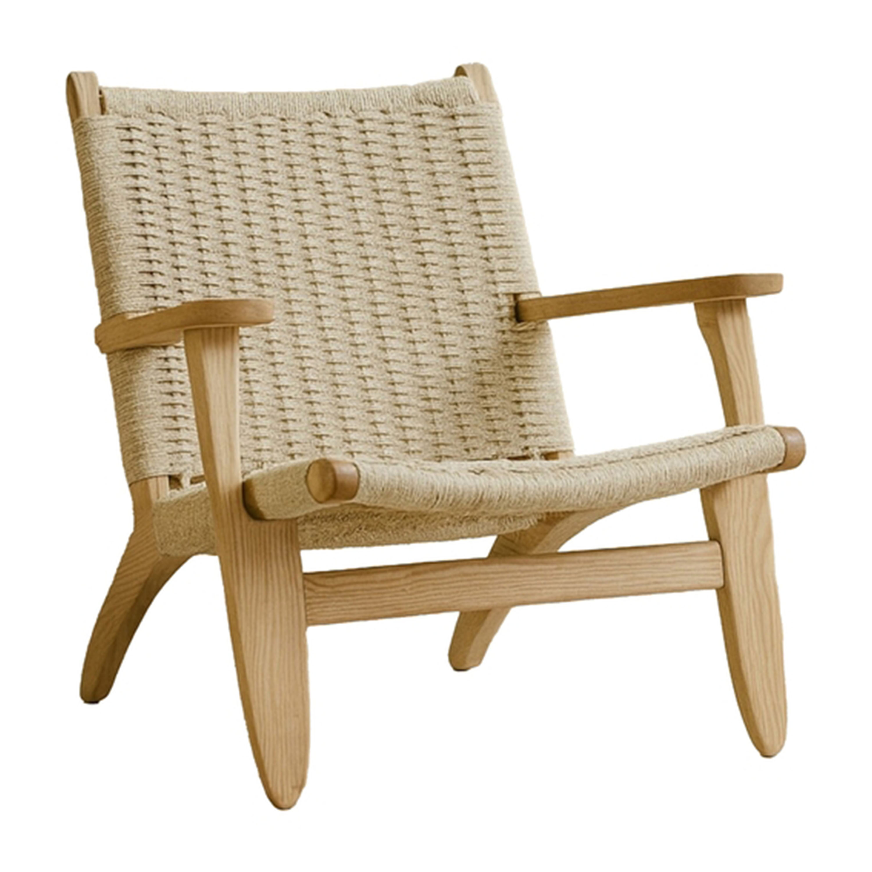 Lazy Karmstol Whitewash/Beige