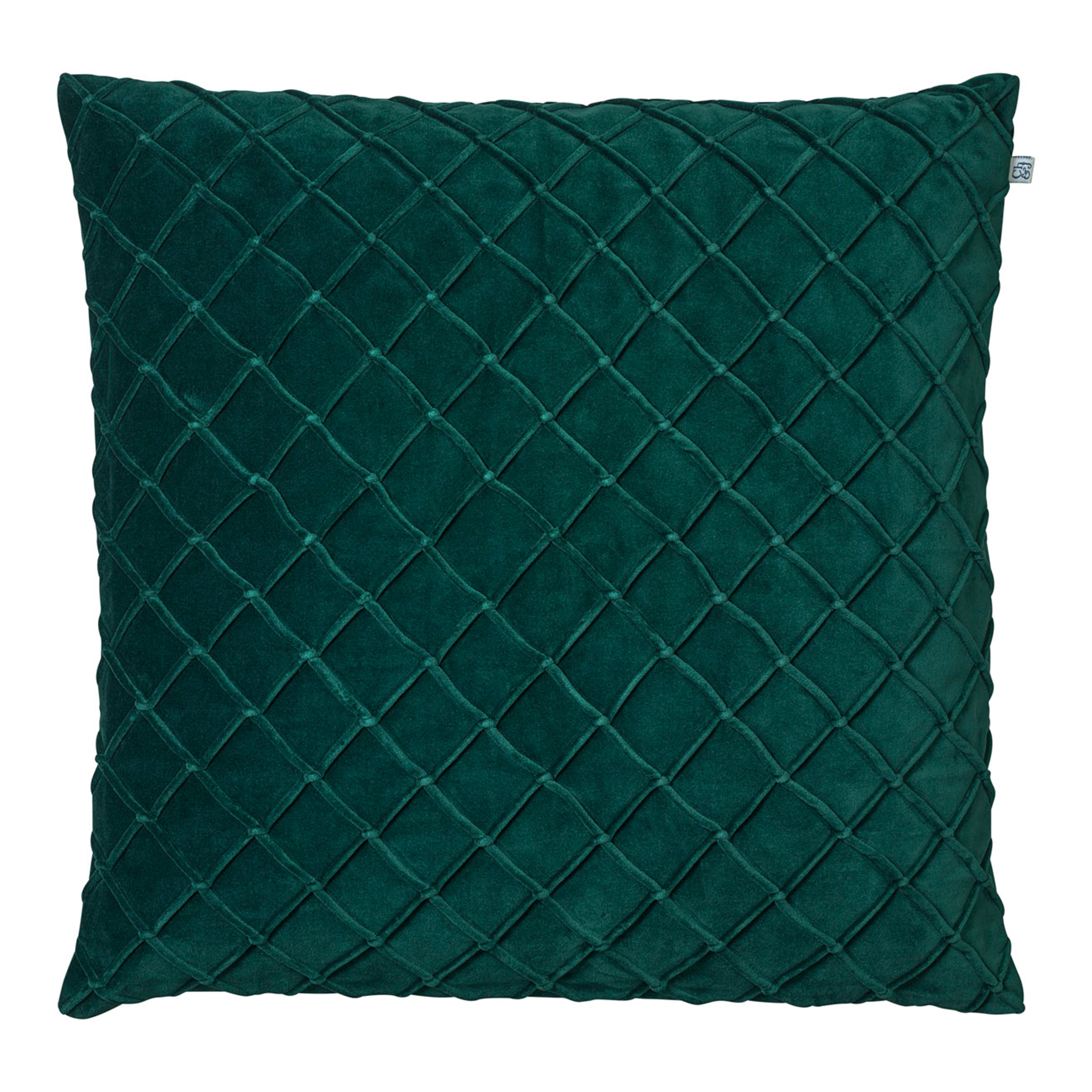 Deva Kuddfodral Sammet Grön 50x50
