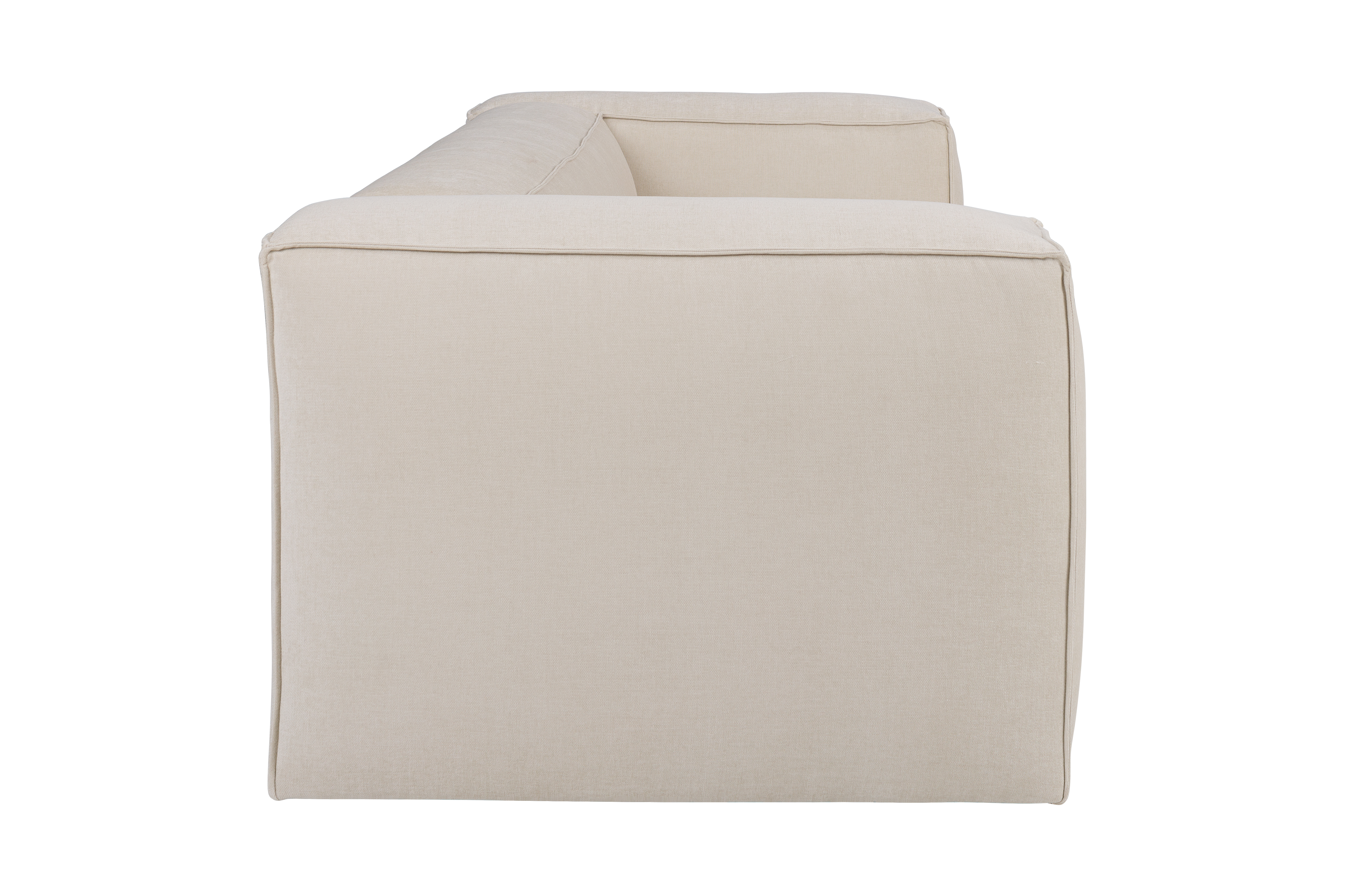 Sleepo Collection Luca 3-sits Soffa Creme 235cm