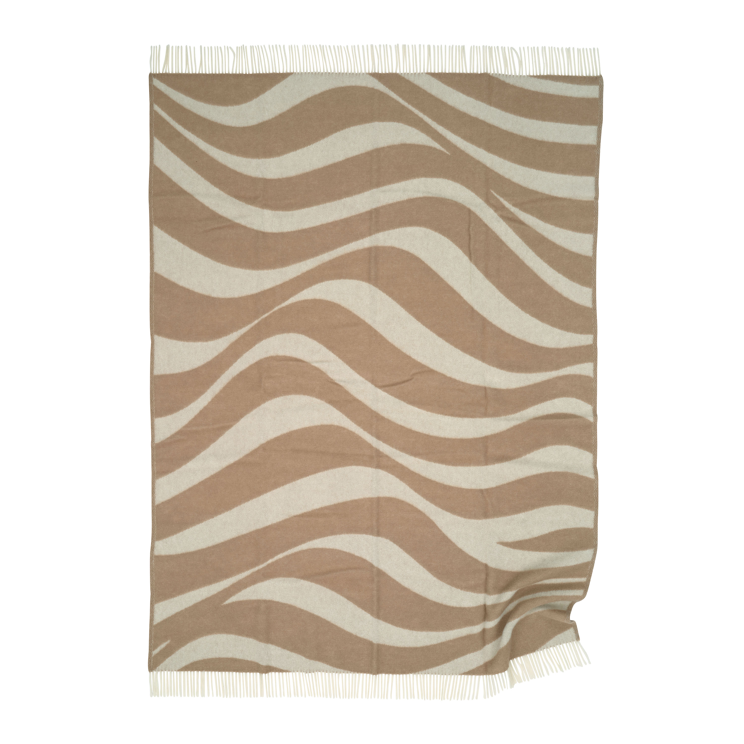 Classic Collection Flow Pläd Beige 130x180