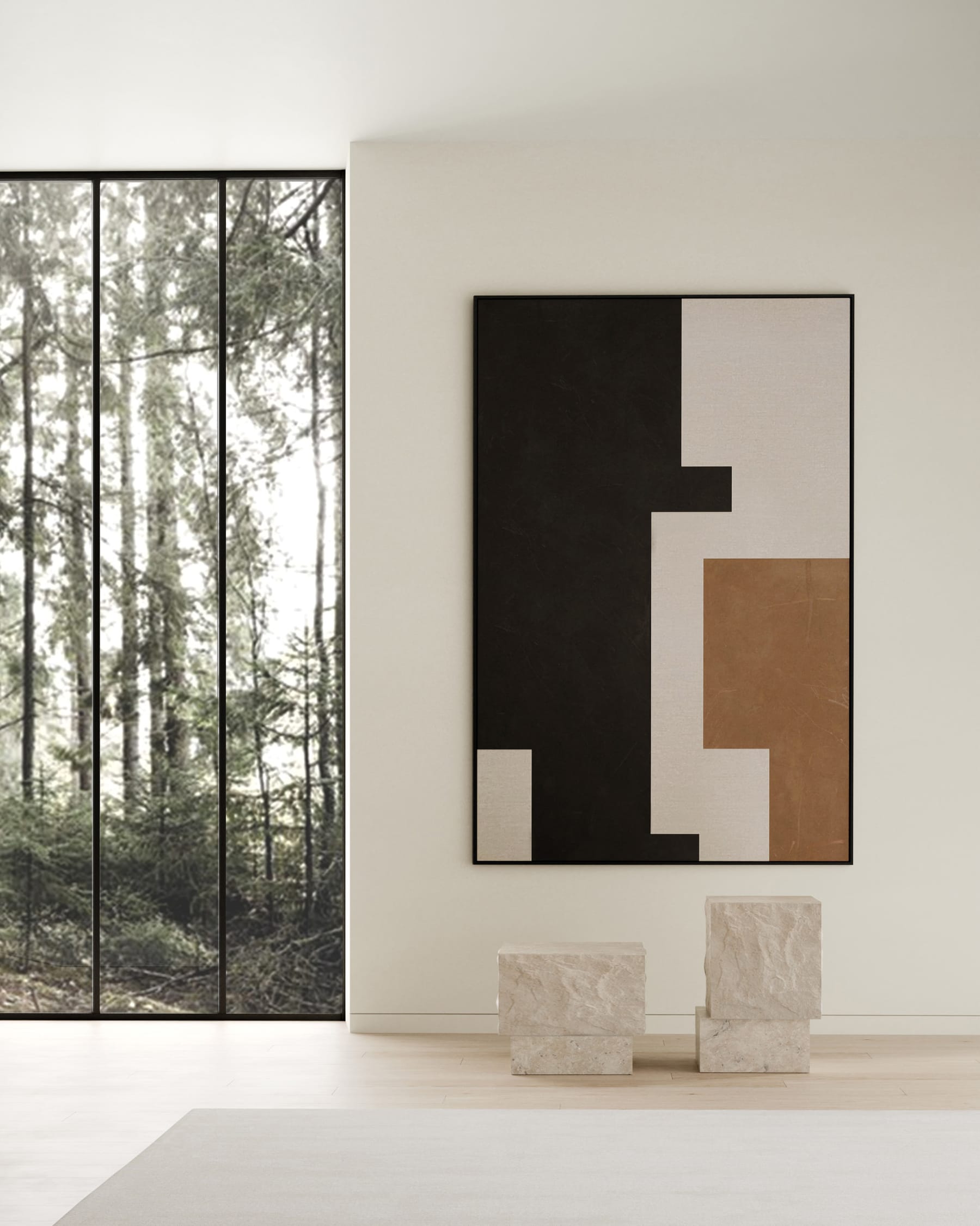 101 Copenhagen Temple Couchtisch Kalkstein Niedrig