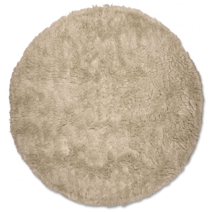 Classic Collection - Cloudy Ullteppe Beige Ø160 - Ulltepper