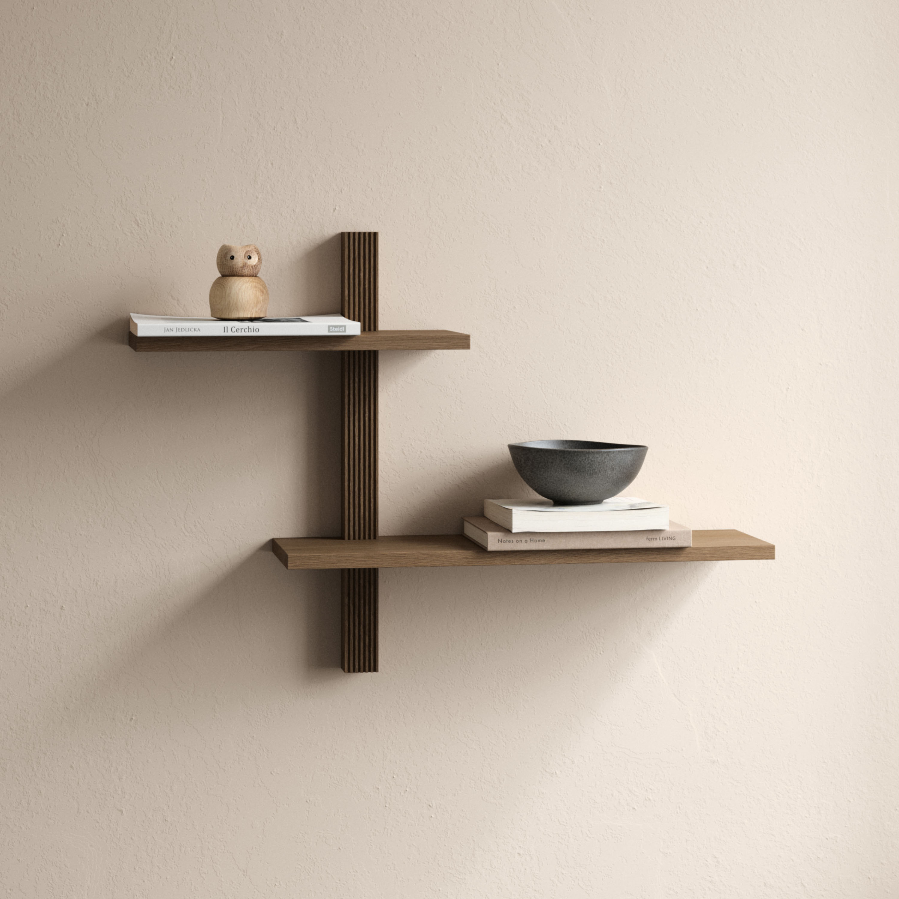 Andersen Furniture Phase Wandregal Geräucherte Geölte Eiche 60x55