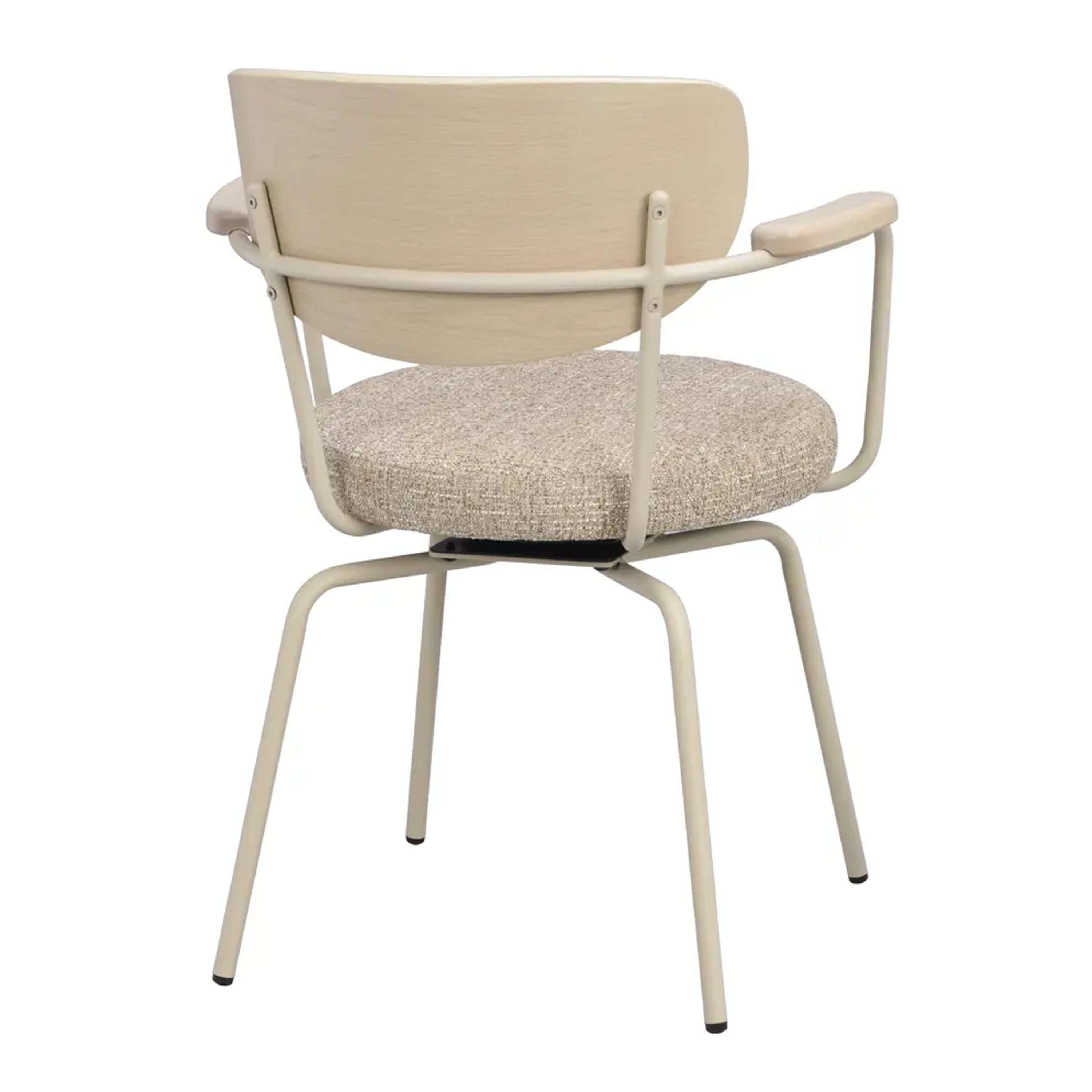 Rowico Home Merrick Snurr Karmstol Mörkbeige/Vitpigment