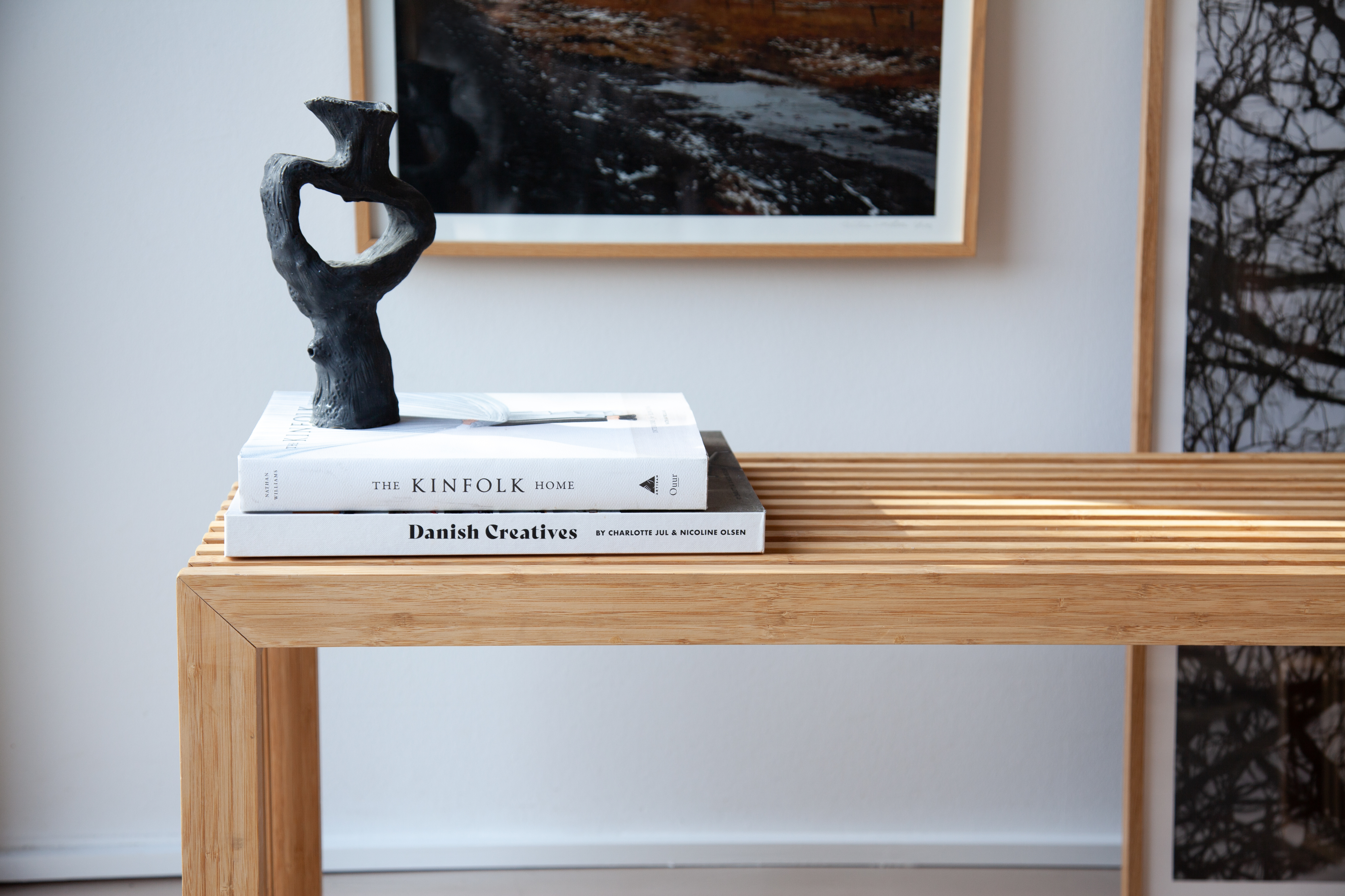 Cinas Rib Bänk Bambu 73cm