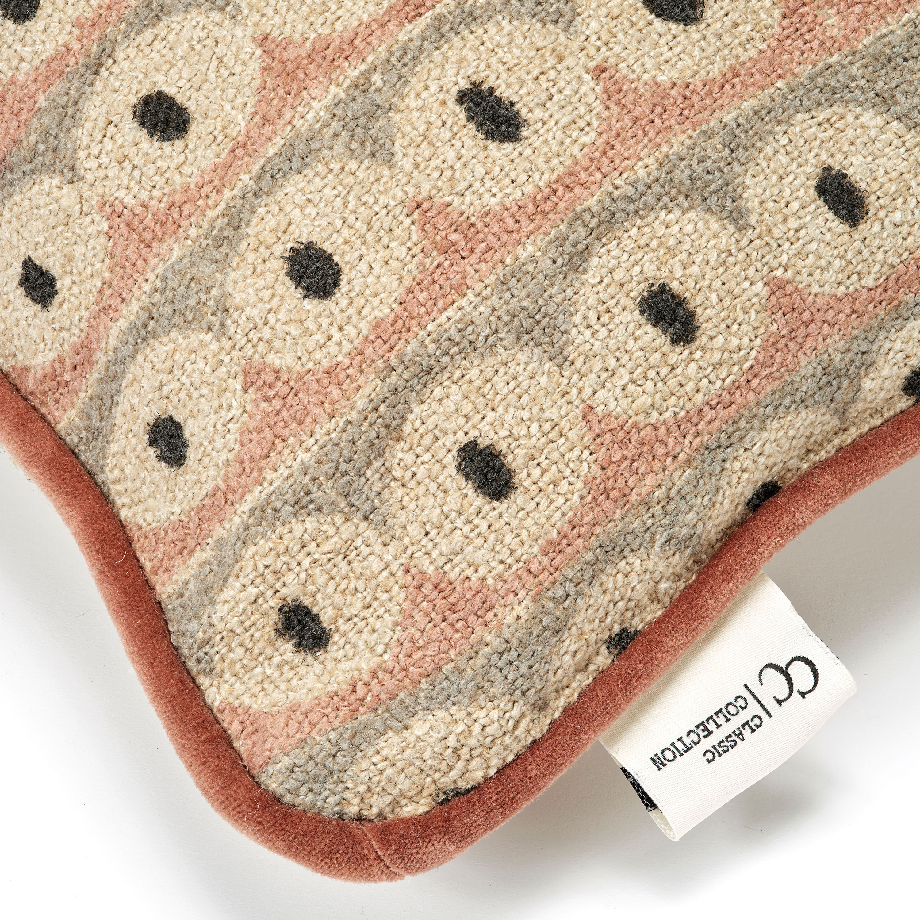 Classic Collection Dot Kuddfodral Mocha 40x60cm