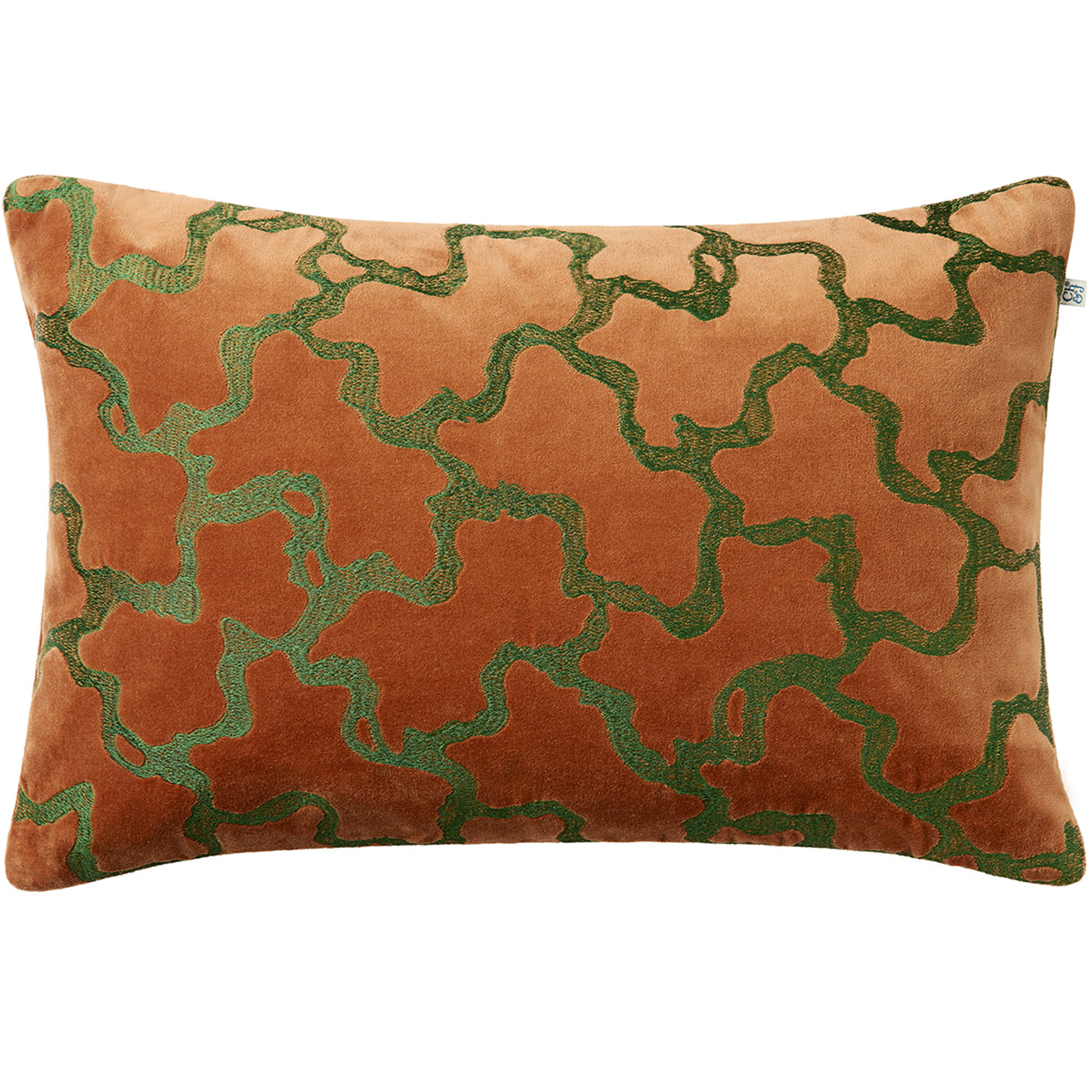 Chand Tyynyliina Terracotta/Cactus Green 40x60