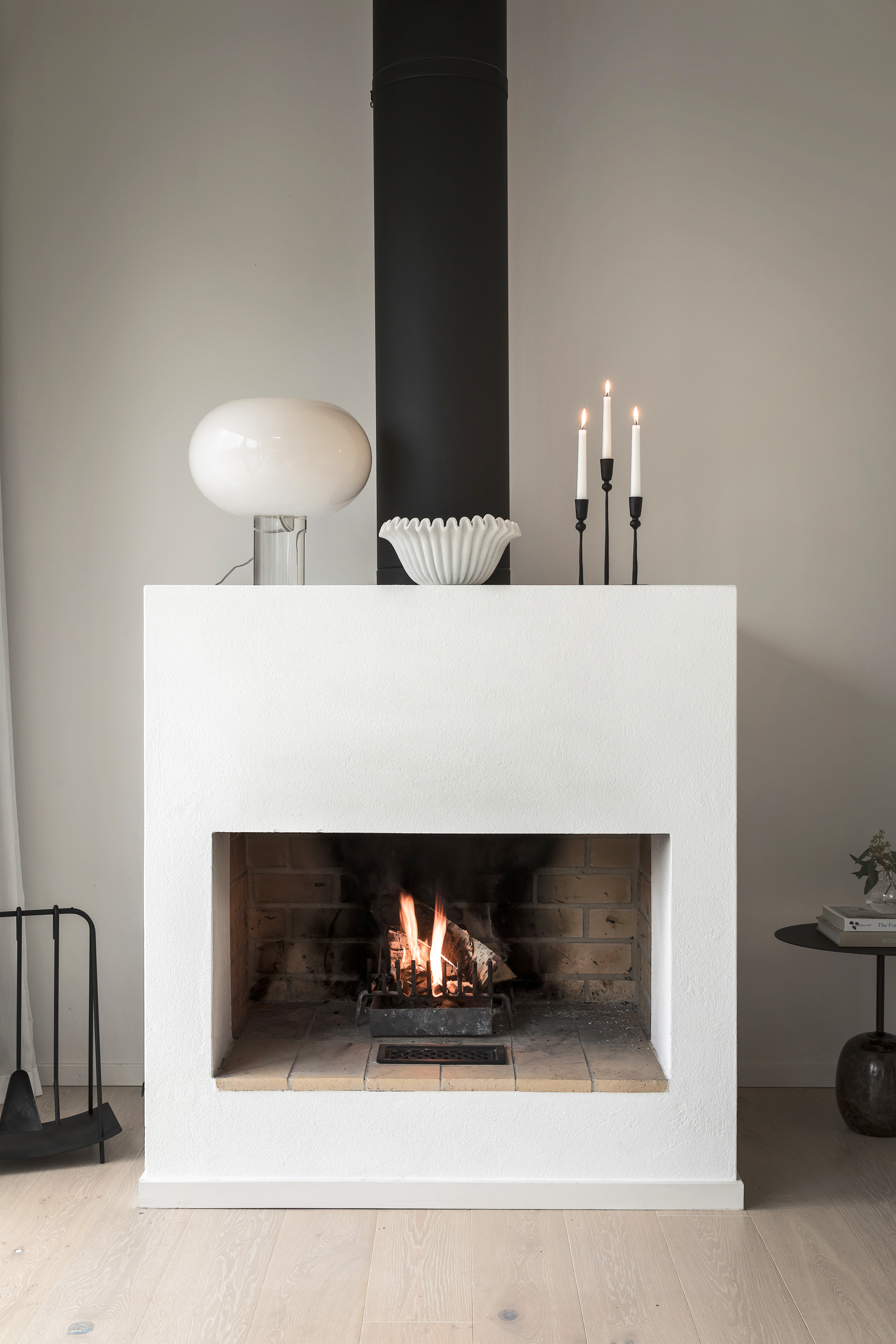 House Doctor Trivo Kerzenhalter Schwarz 29cm