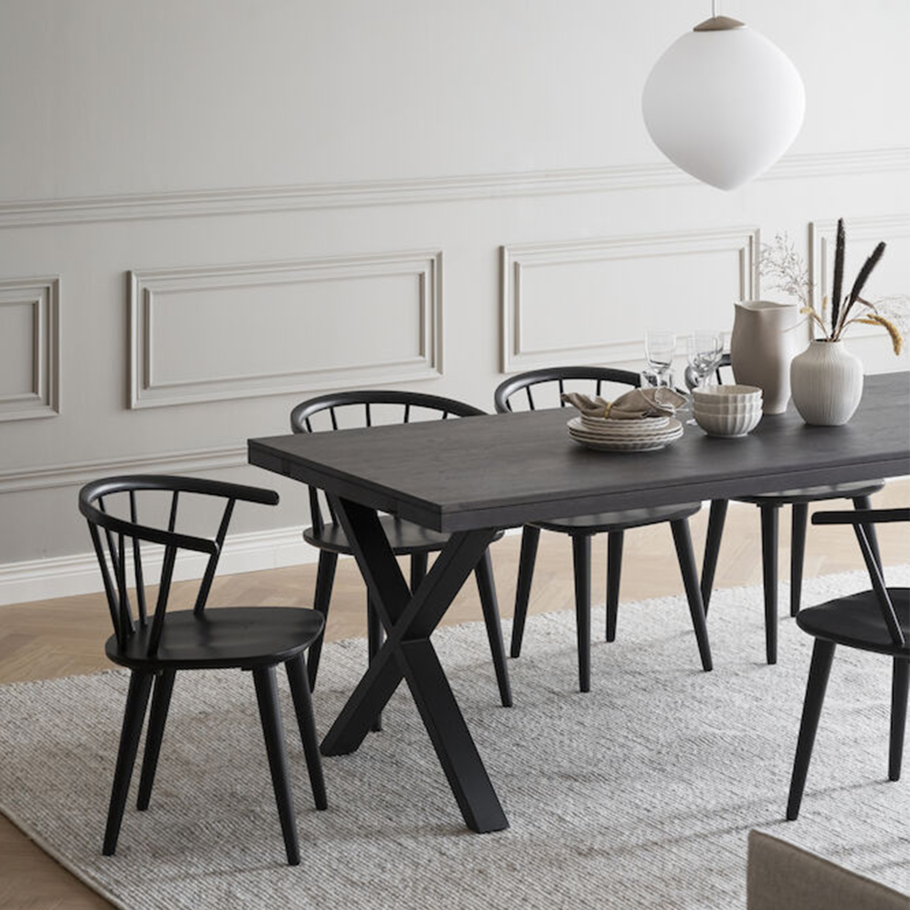 Rowico Home Carmen Matstol Svart