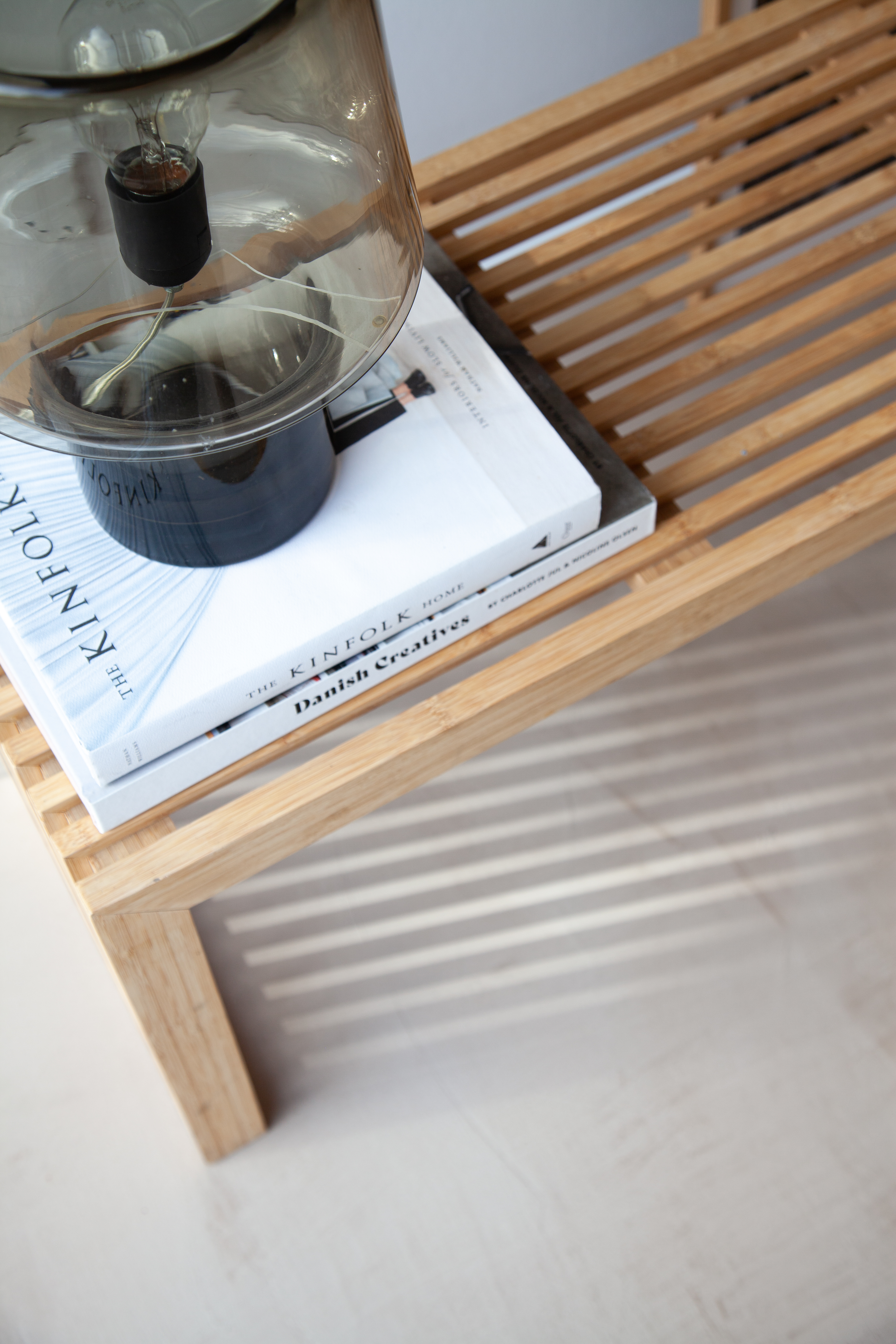 Cinas Rib Bänk Bambu 73cm