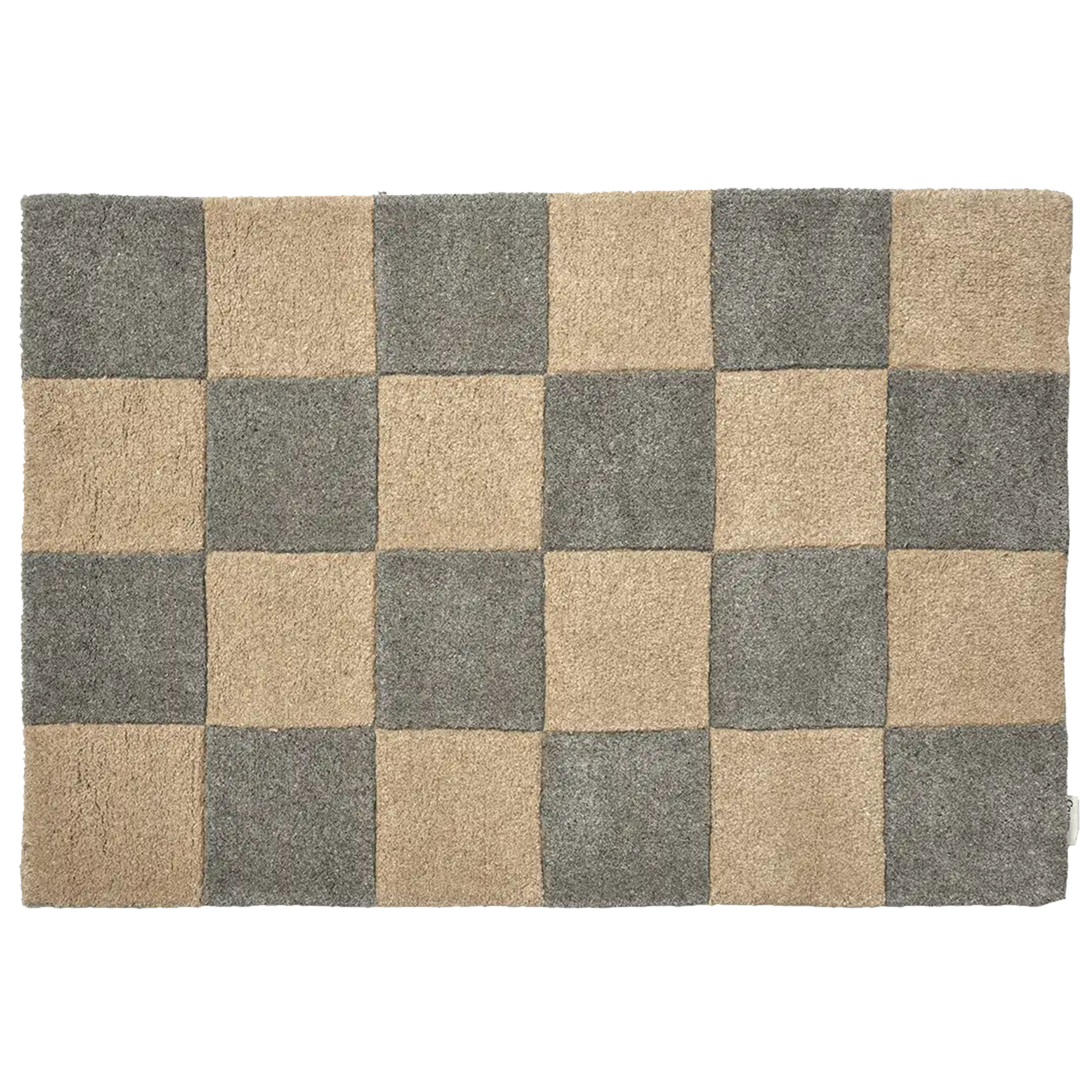Square Dørmatte Grå/Natur 60x90
