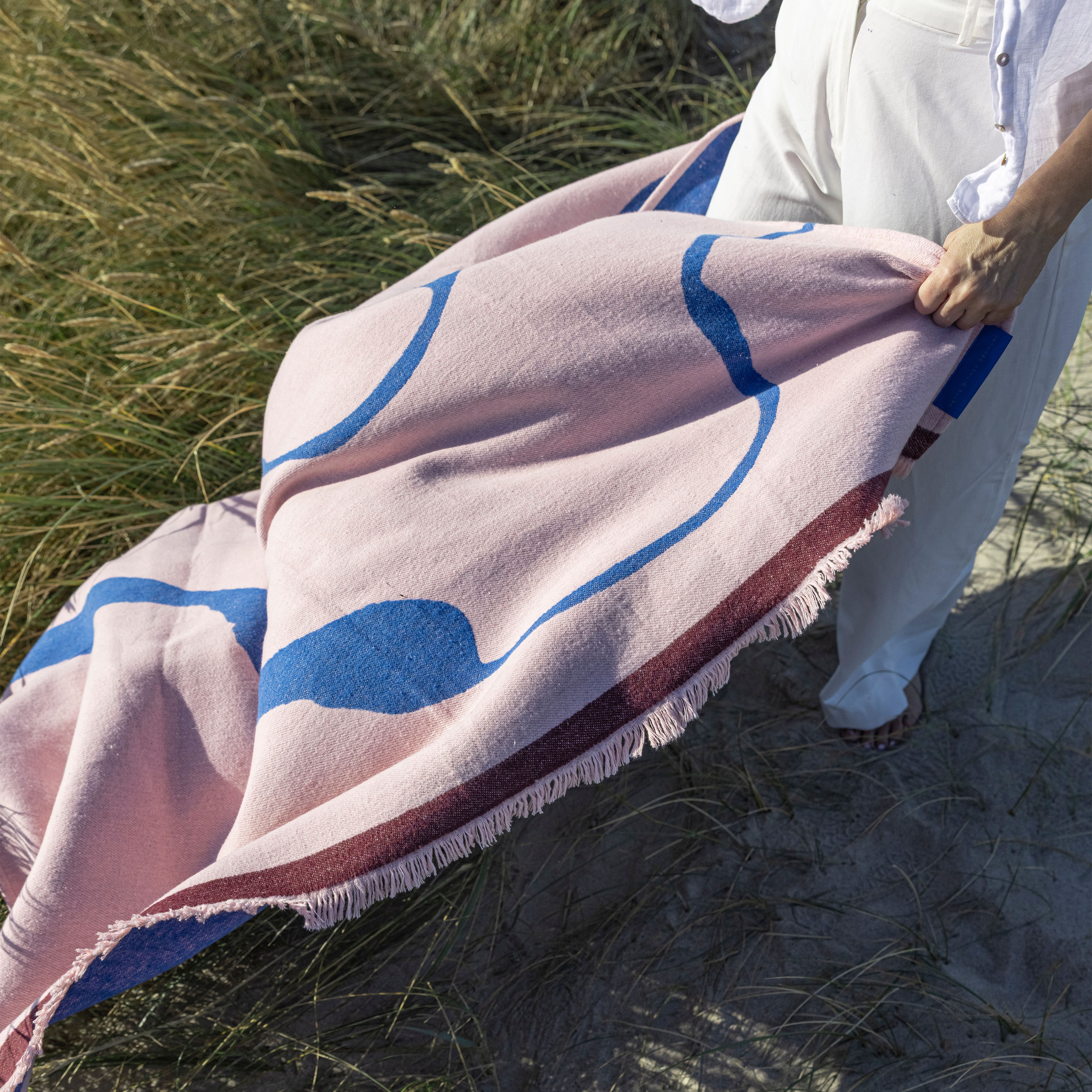 Mette Ditmer Studio Pläd Seashell Pink 130x175