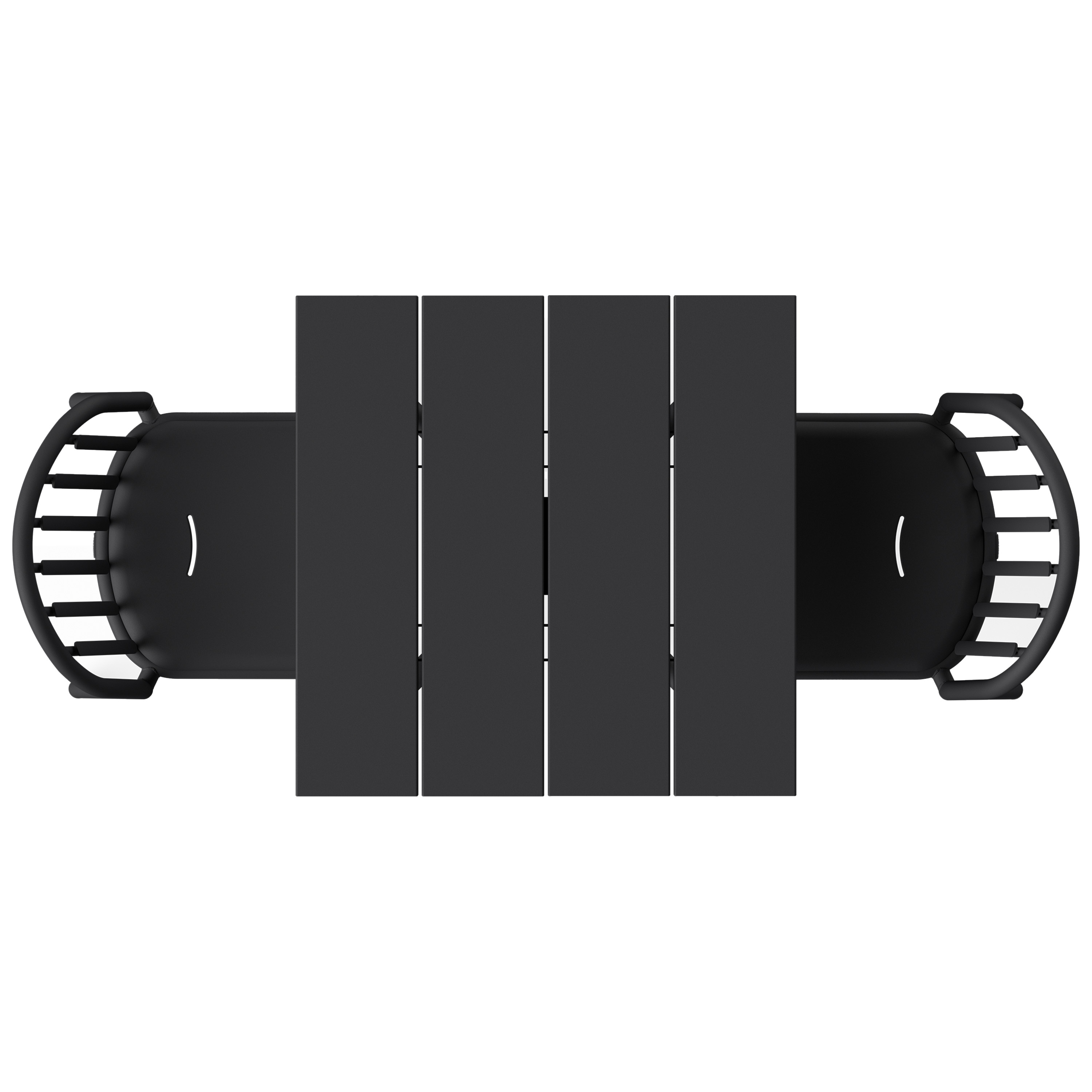 Fatboy Fred's Square Bistreau Bord Anthracite 80x80