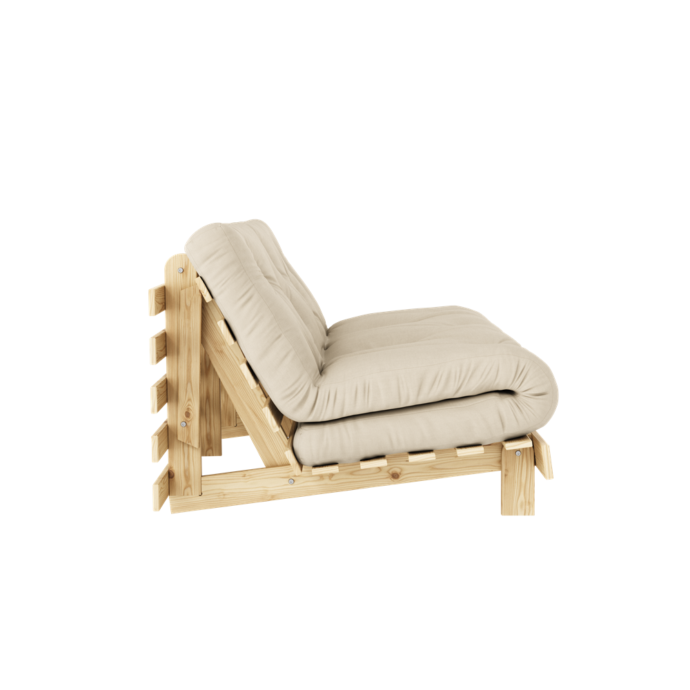 Karup Design Roots Bäddsoffa Natur/Beige 160cm