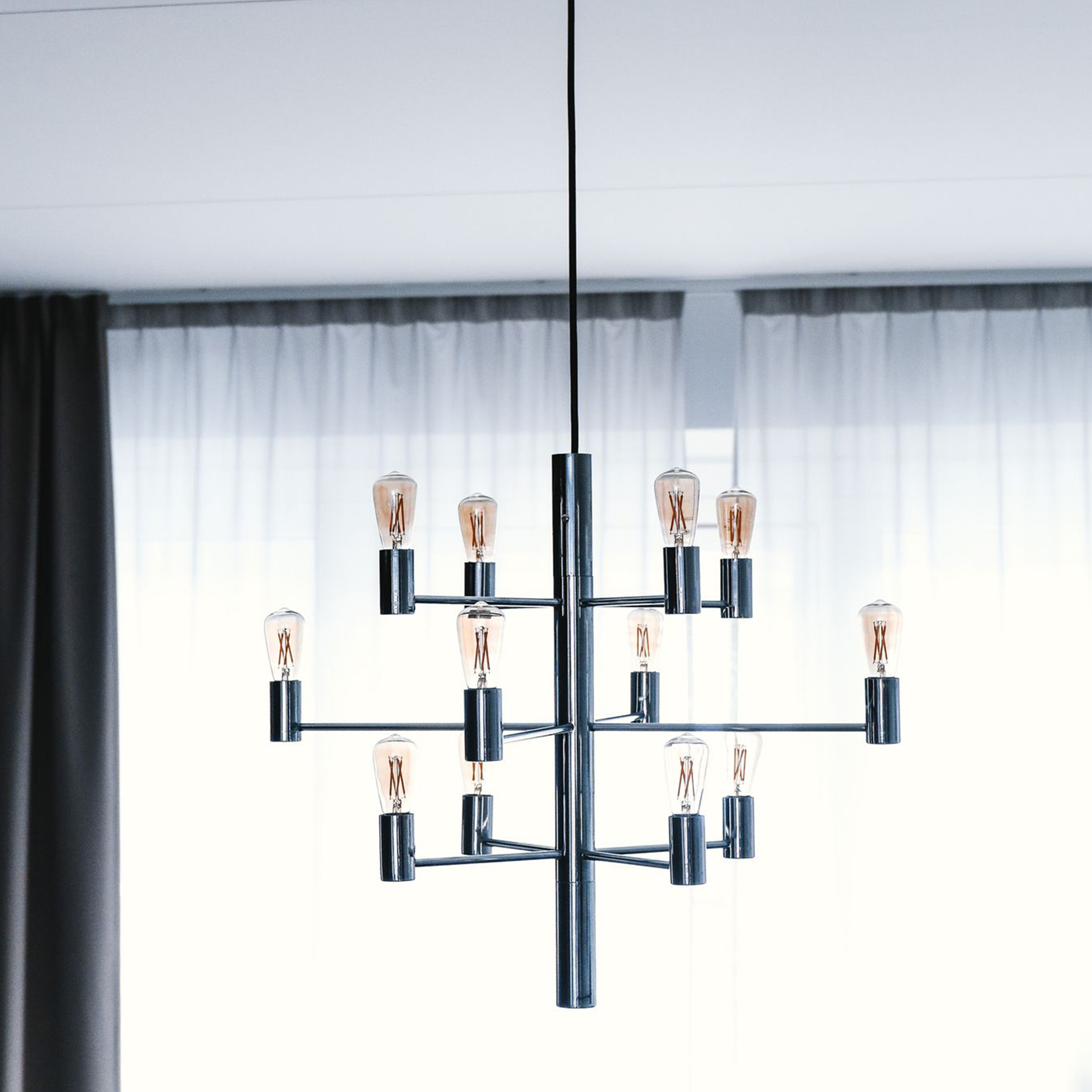 Herstal Manola 12 LED Taklampa Krom