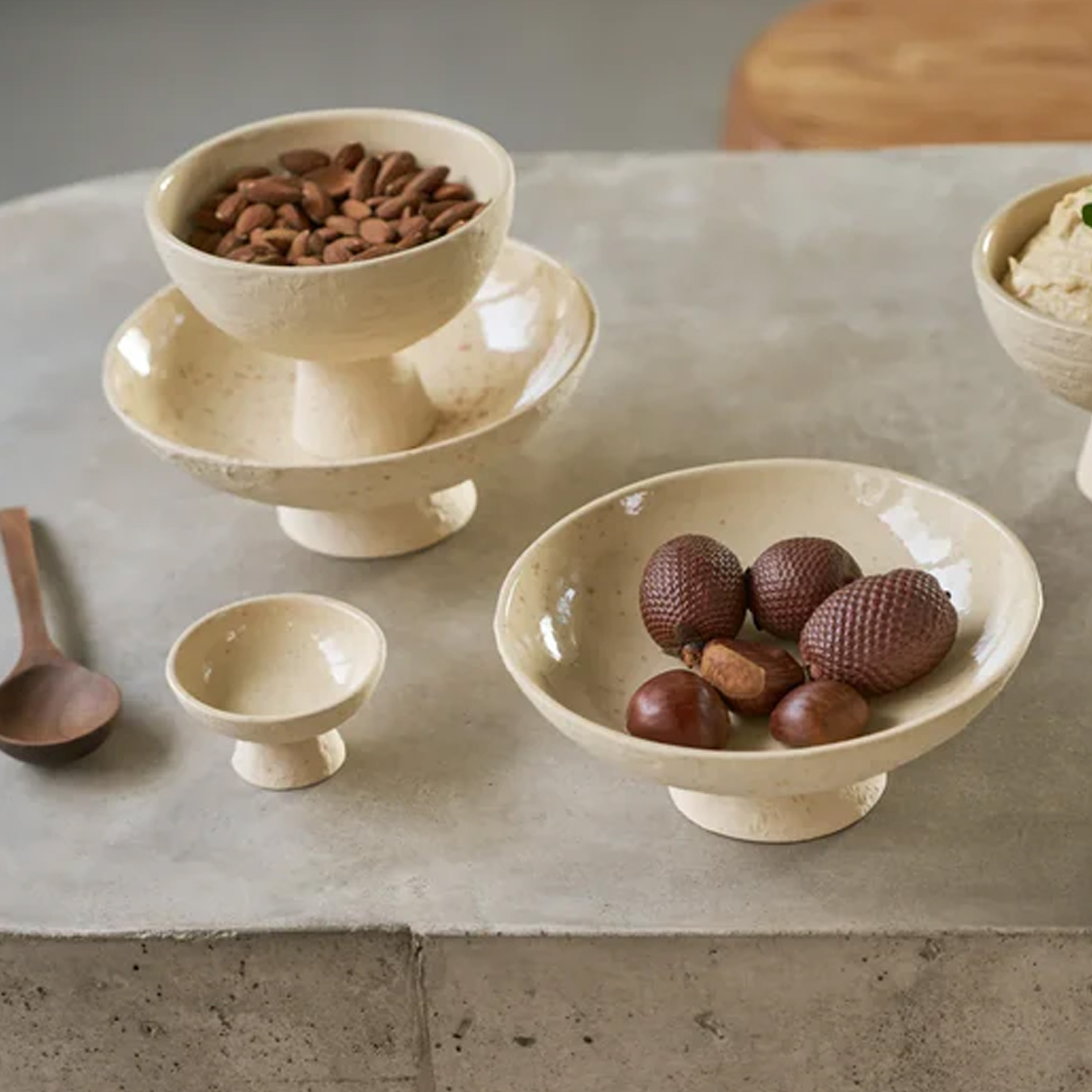 Urban Nature Culture Flat Bolle Off White Ø20