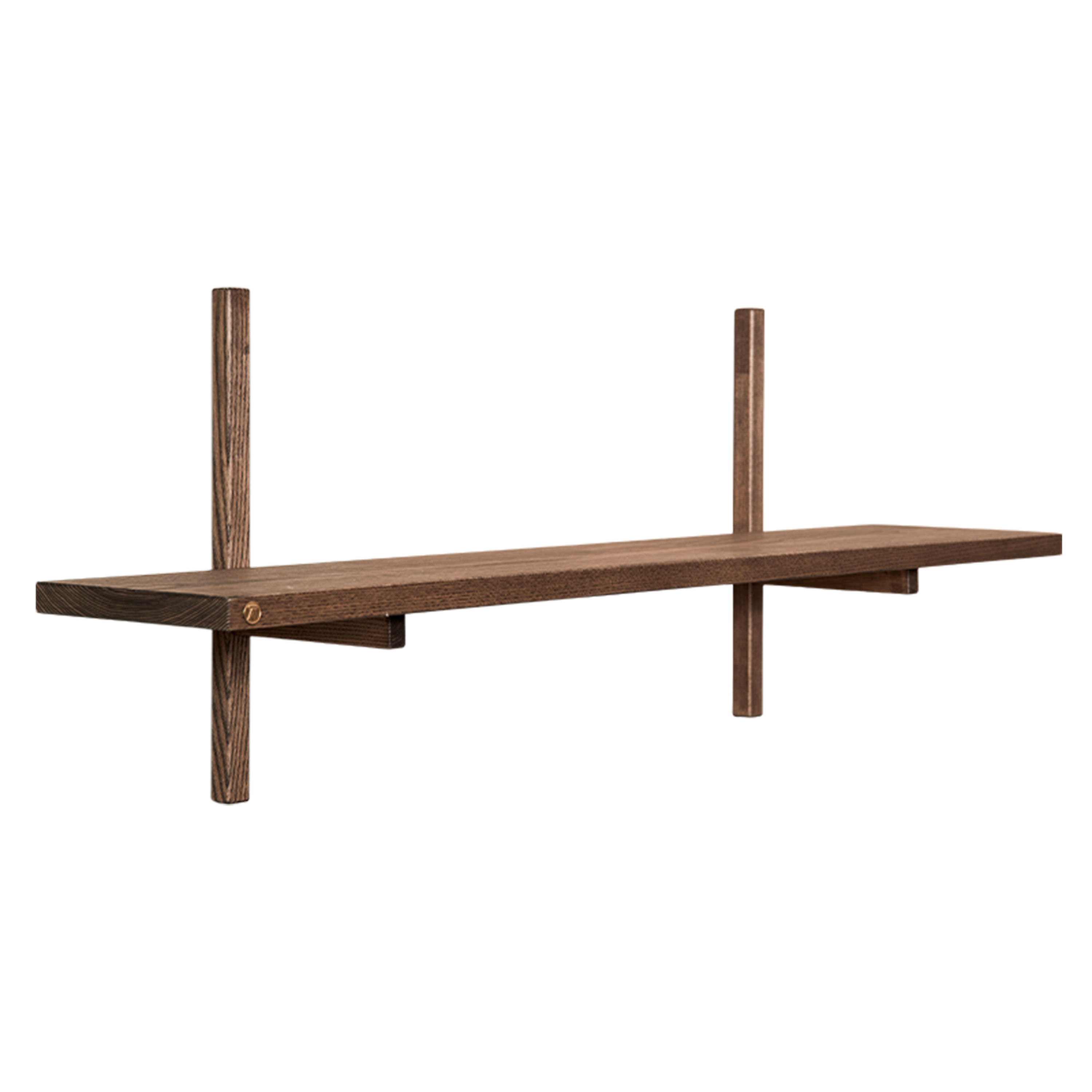 A-Light Vägghylla Rökt Oljad Ask 90x35